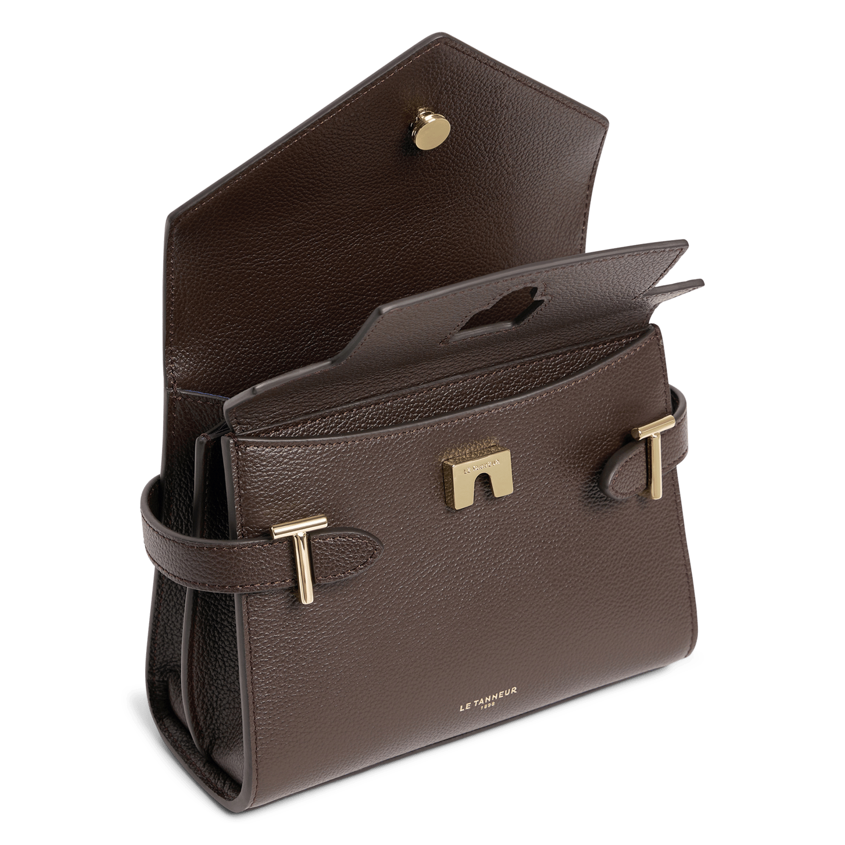 Handtasche aus Leder | Braun LE TANNEUR Damen