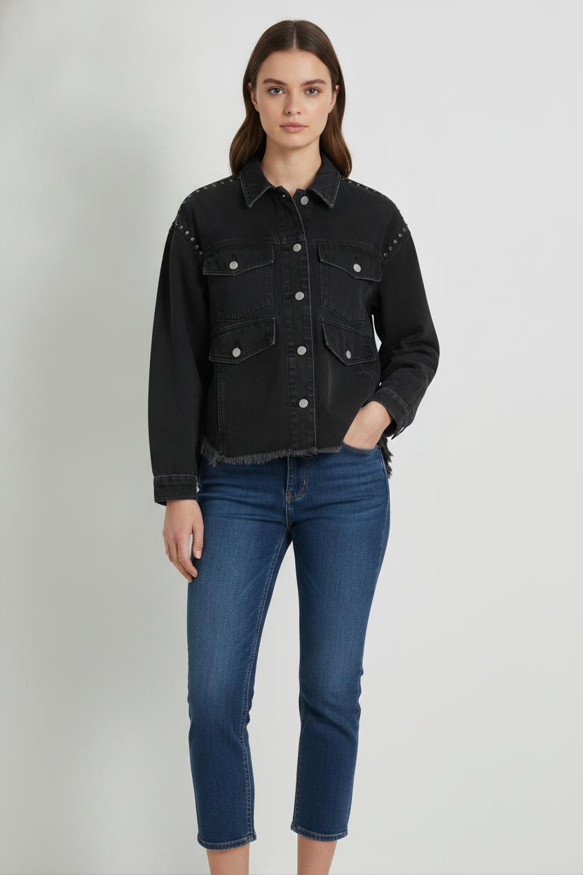 Denim jacket ALLSAINTS - Seconde main Black