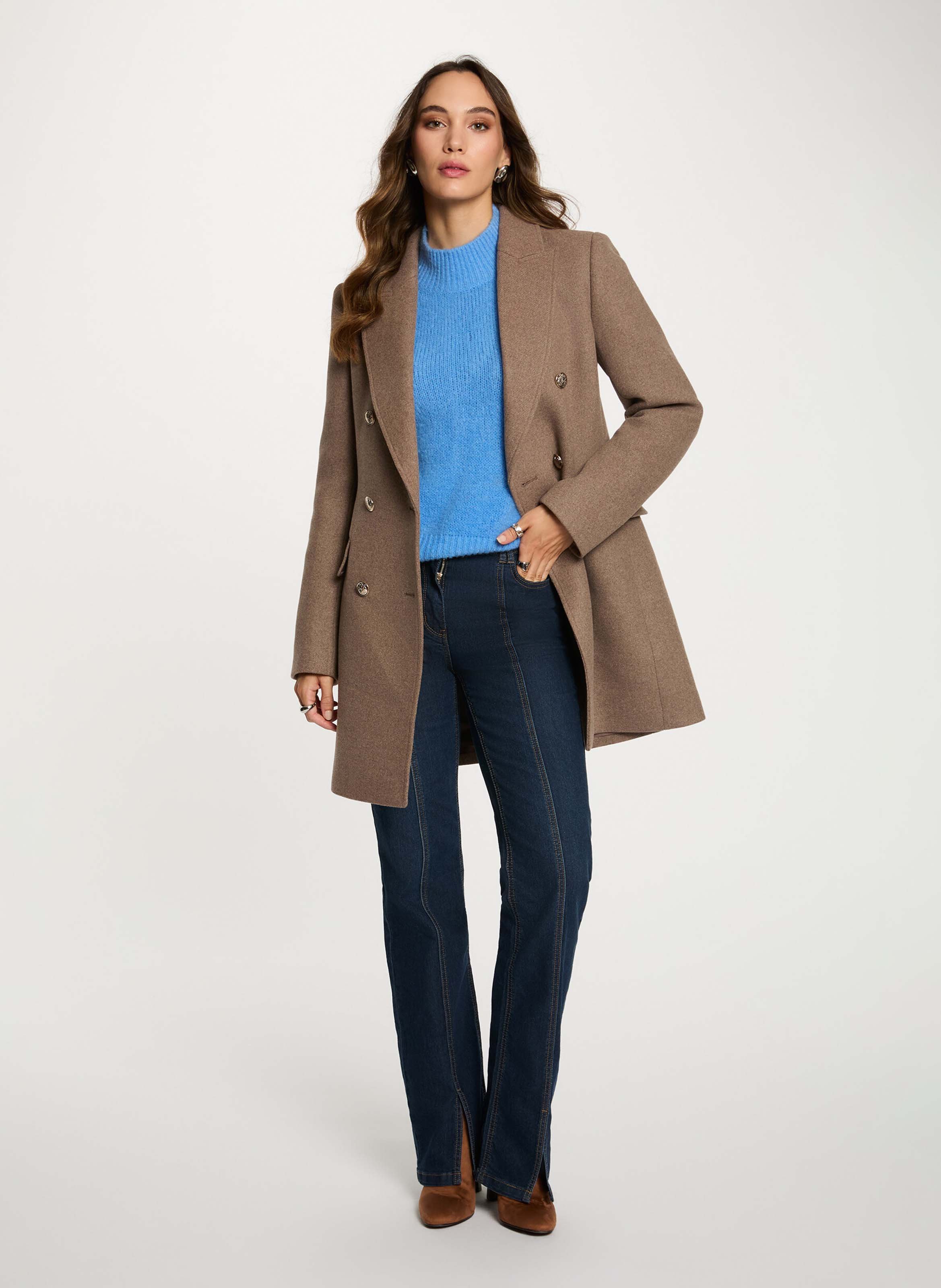 Fitted blazer coat MORGAN