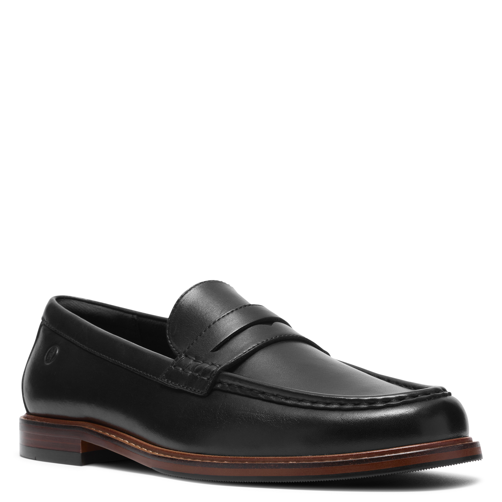 Leren loafers CLARKS Zwart