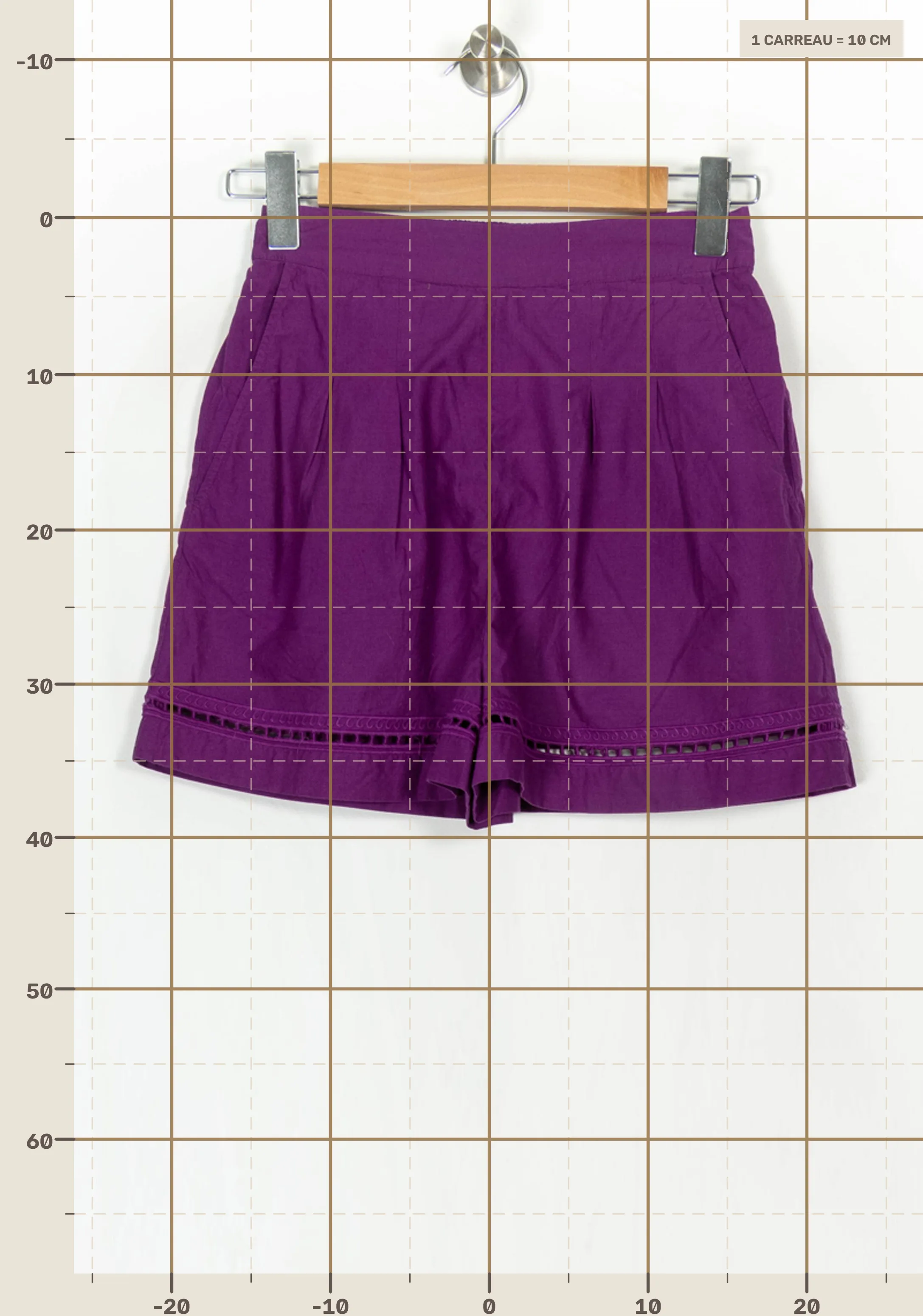 Short SEZANE - Seconde main Violet
