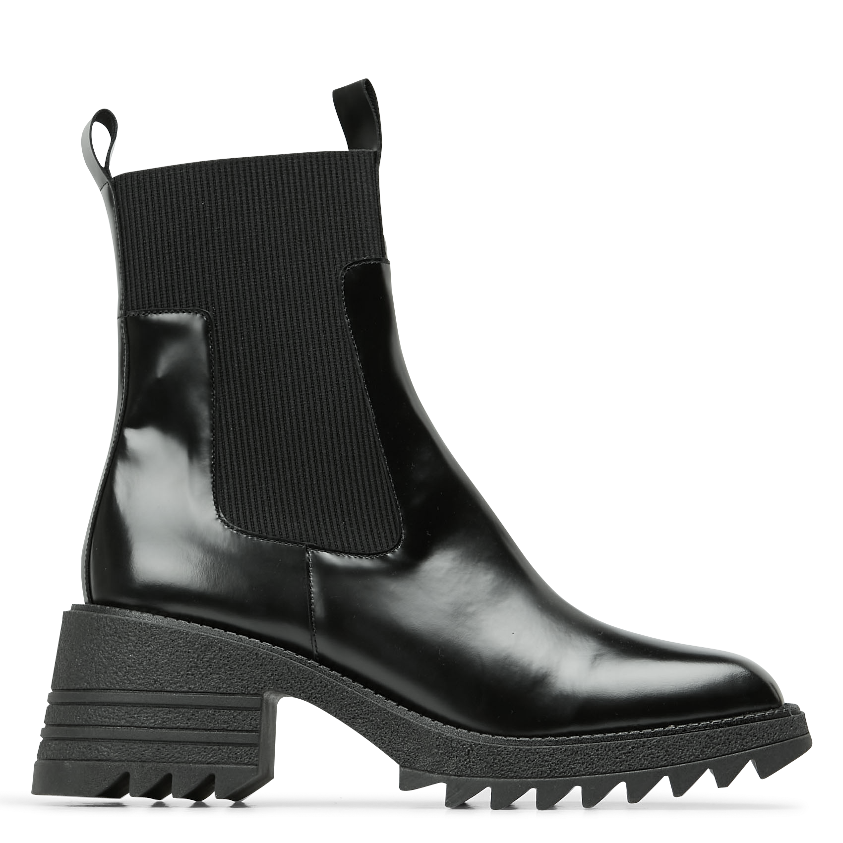 Leather mid-calf boots JONAK Black