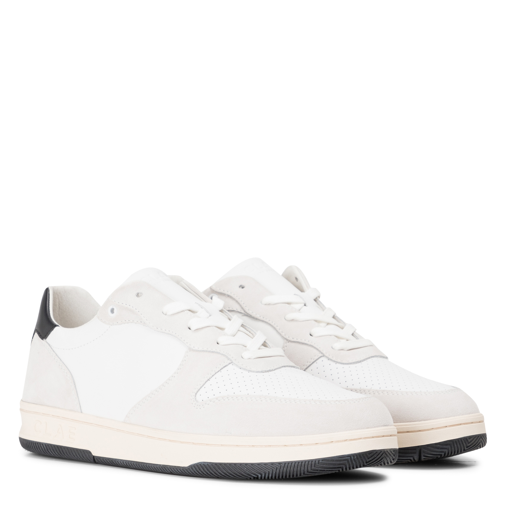 Leather low-top sneakers CLAE White