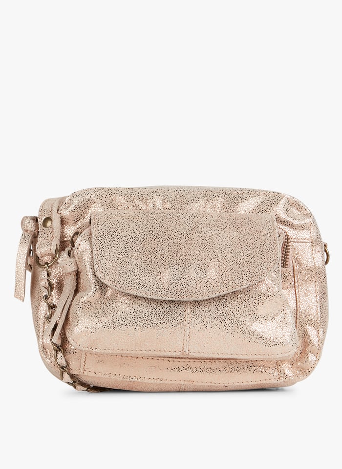 Borsa hot sale rosa metallizzata