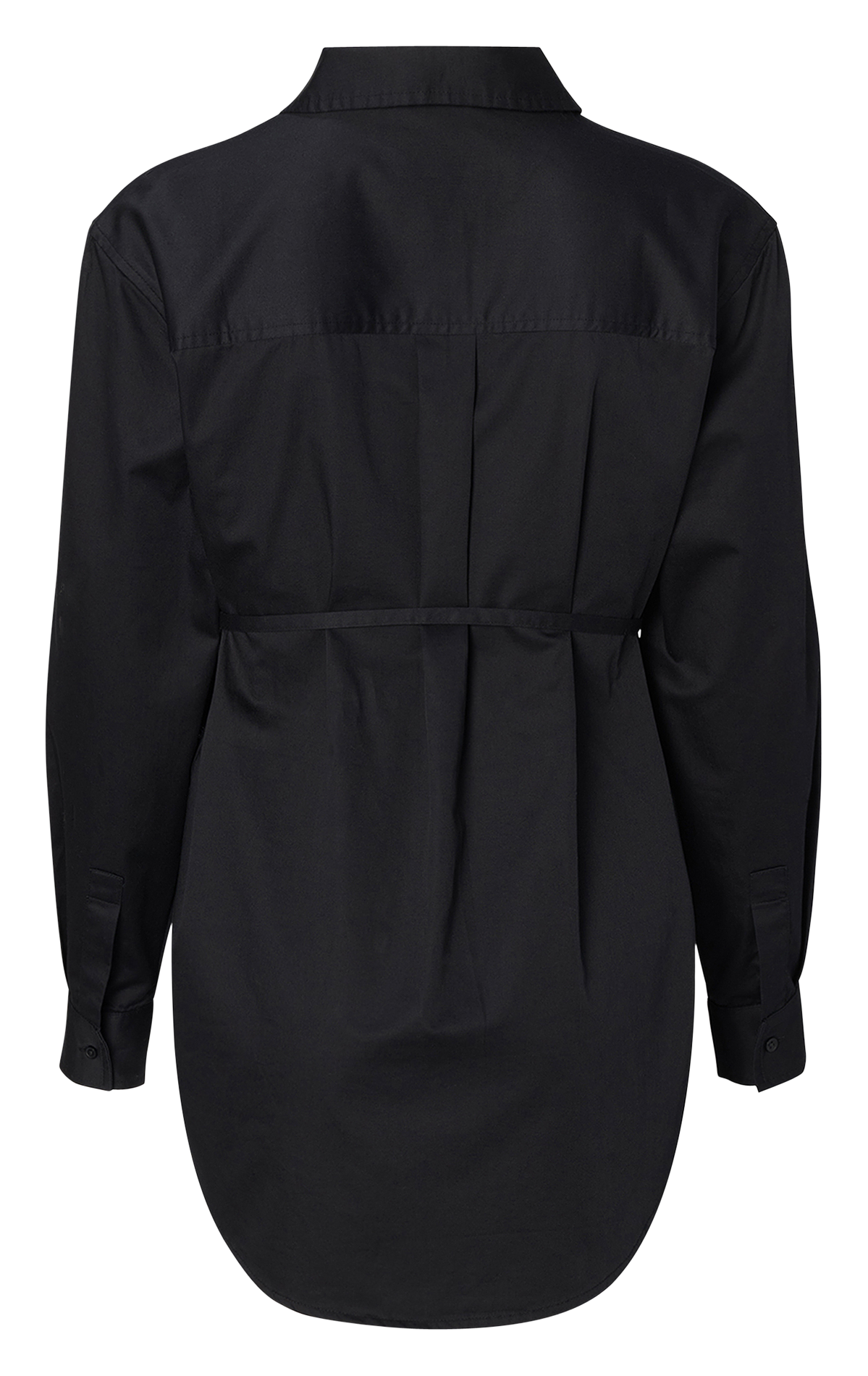 Cotton shirt with classic collar NOPPIES Black