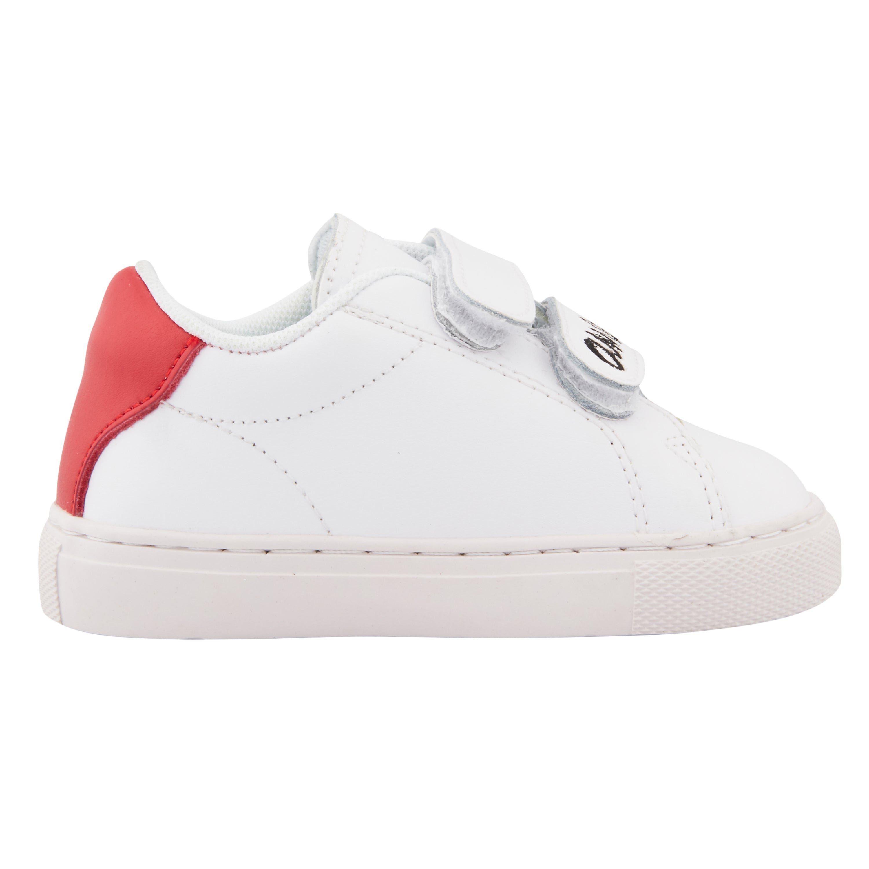 Leather sneakers BONS BAISERS PARIS White