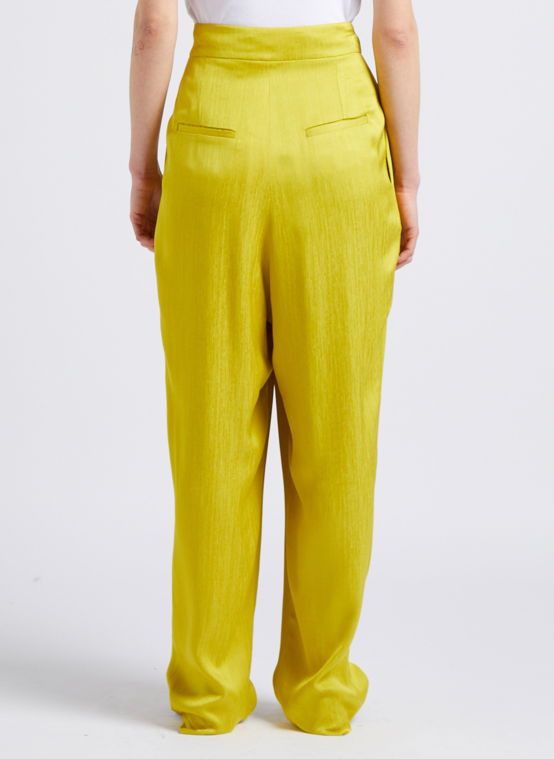 Pantalon carotte large à pinces  HEIMSTONE Vert