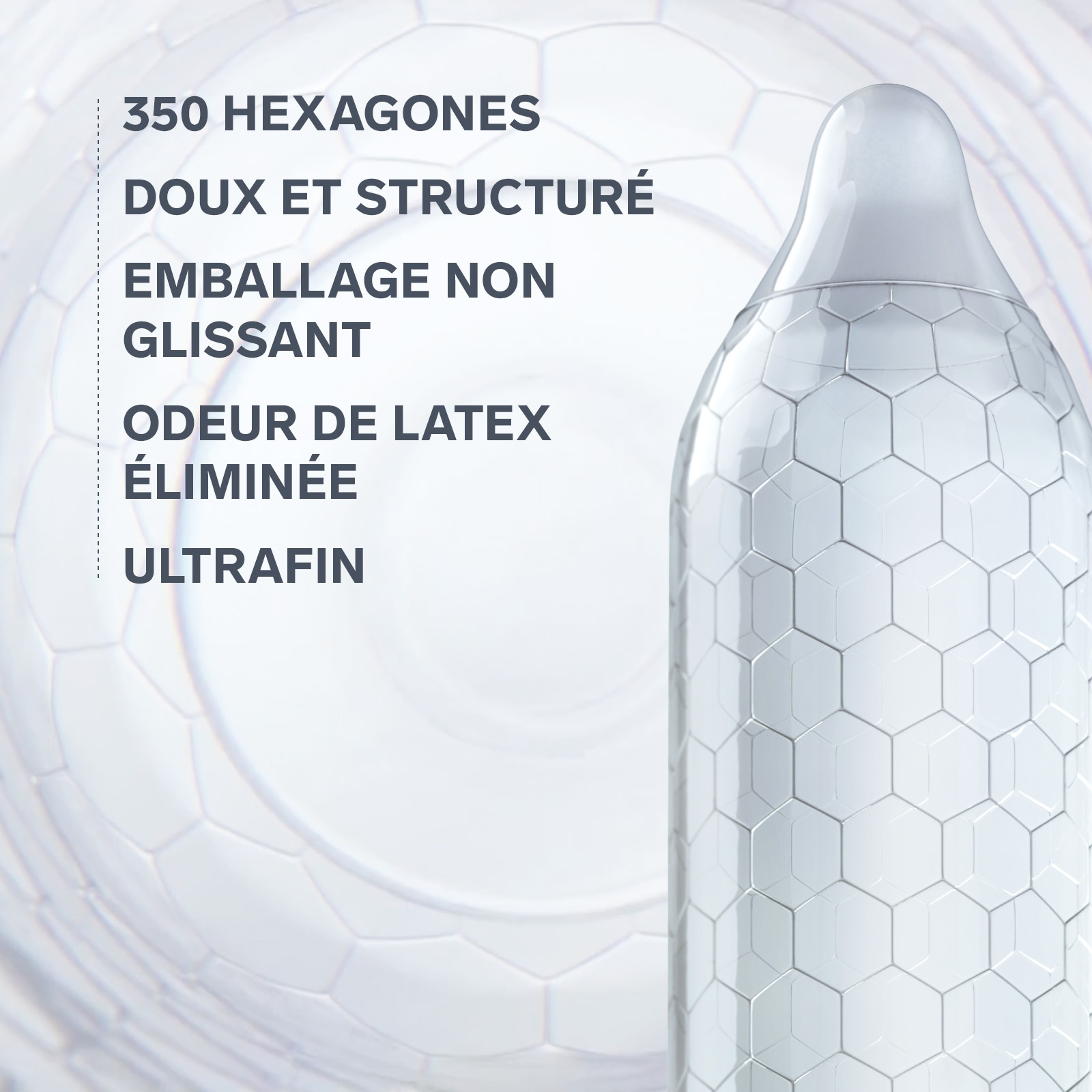 Préservatifs de luxe pack 36 taille xl LELO Transparent