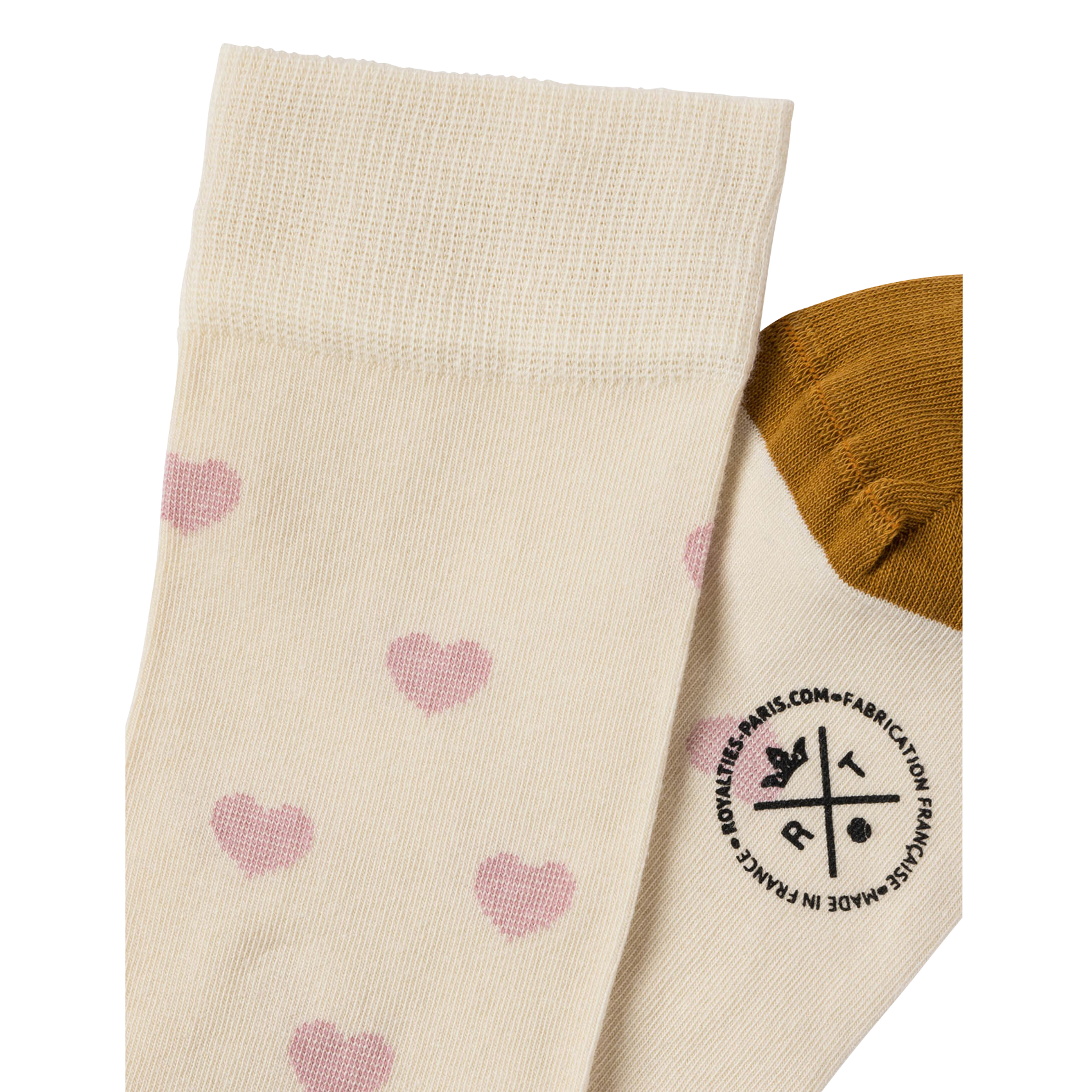 Baumwollsocken mit Logo ROYALTIES Weiss