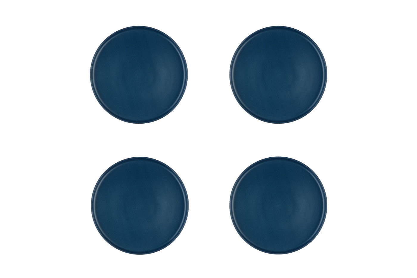 Stoneware Plate Set - 4 pieces BJORN Blue