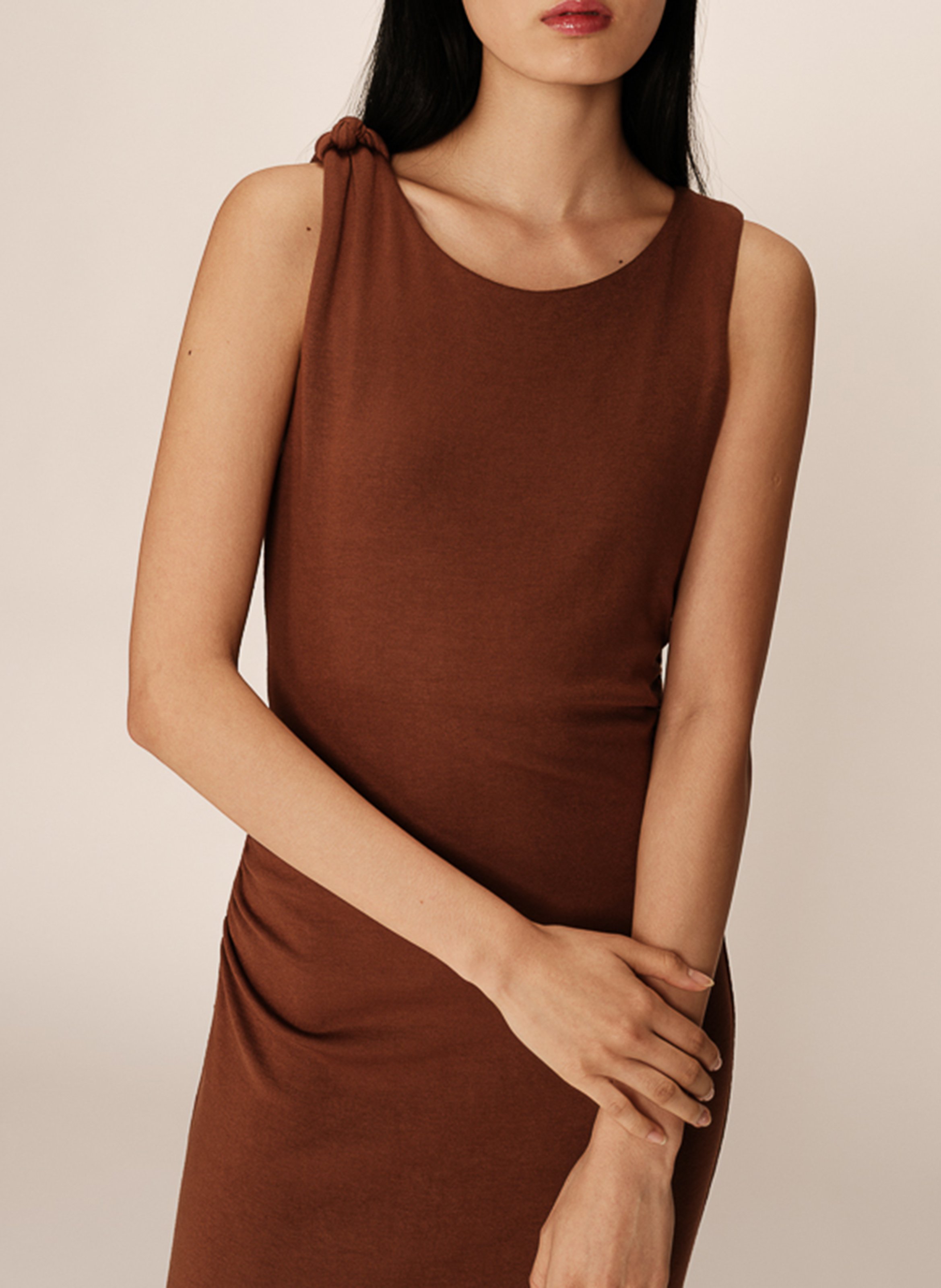 Hooded sweatshirt GRACE ET MILA Brown