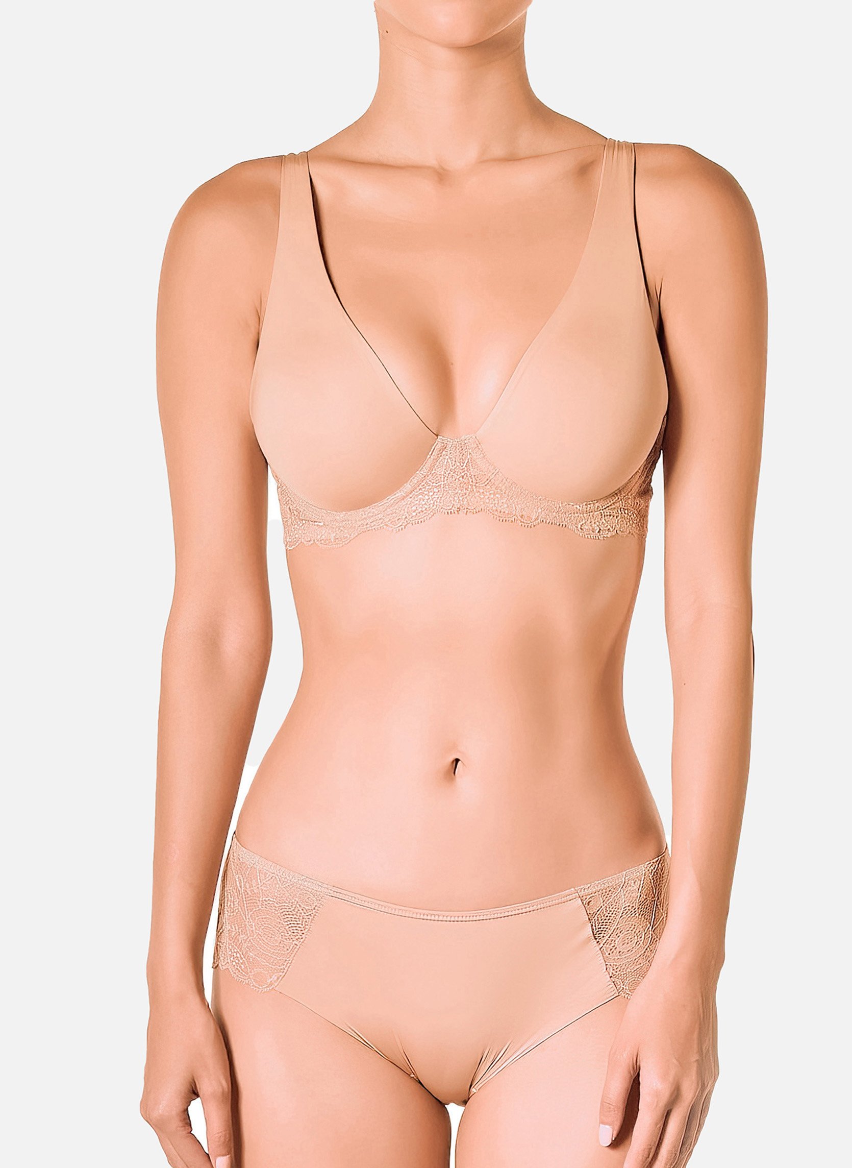 Underwired bra HUIT Beige