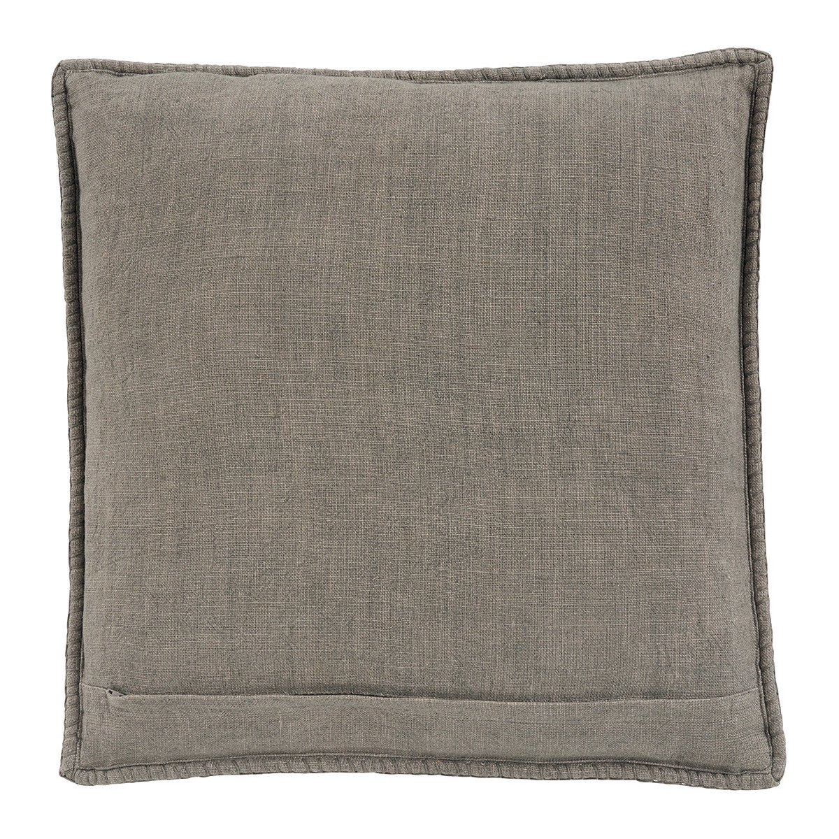 Linen cushion BLANC D'IVOIRE Grey