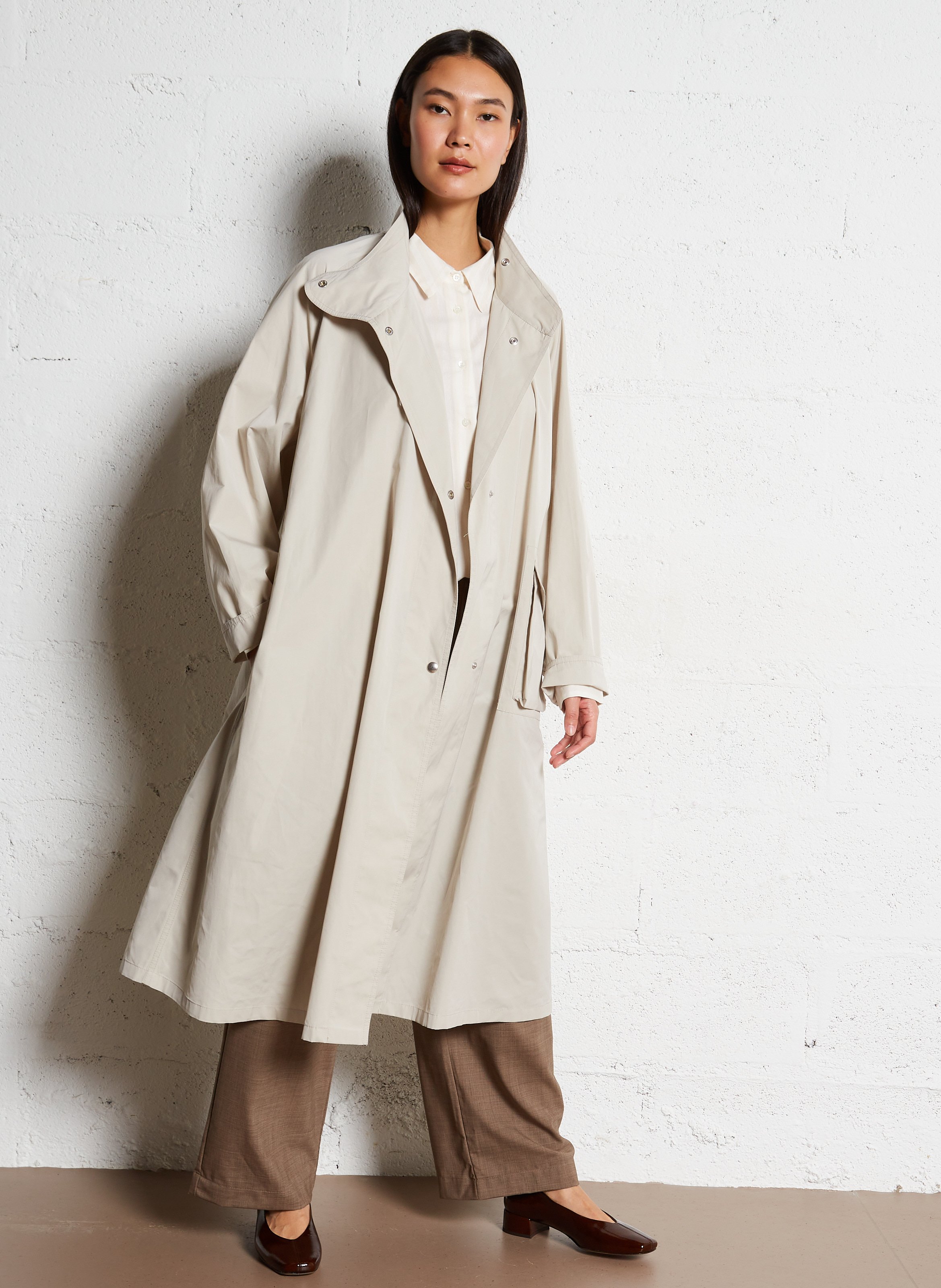 Oversized trench coat MASSCOB Beige