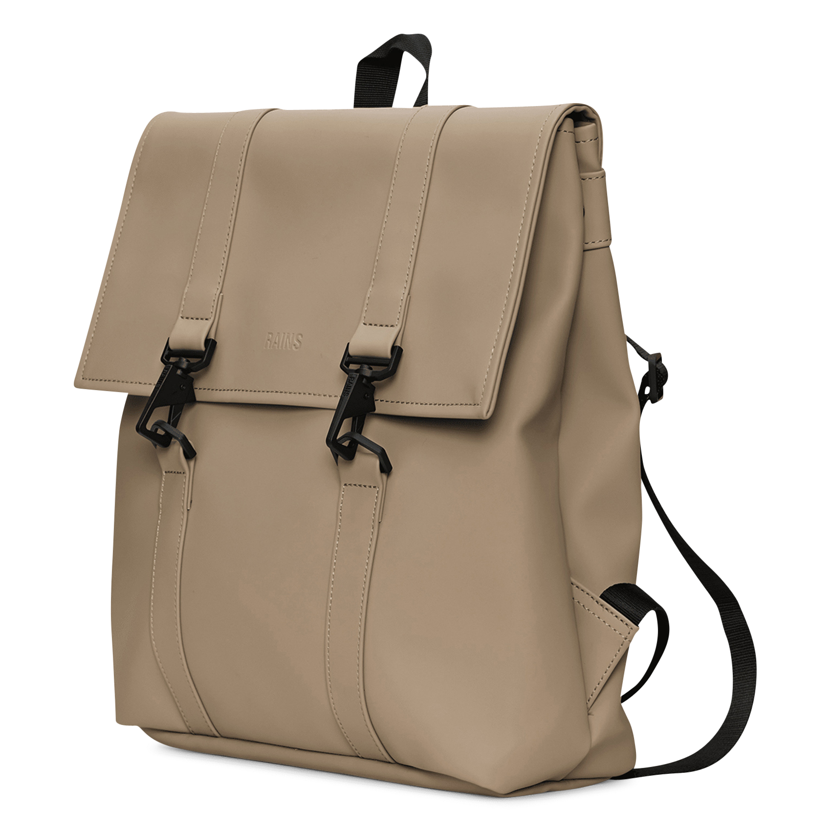 Waterproof backpack RAINS Beige