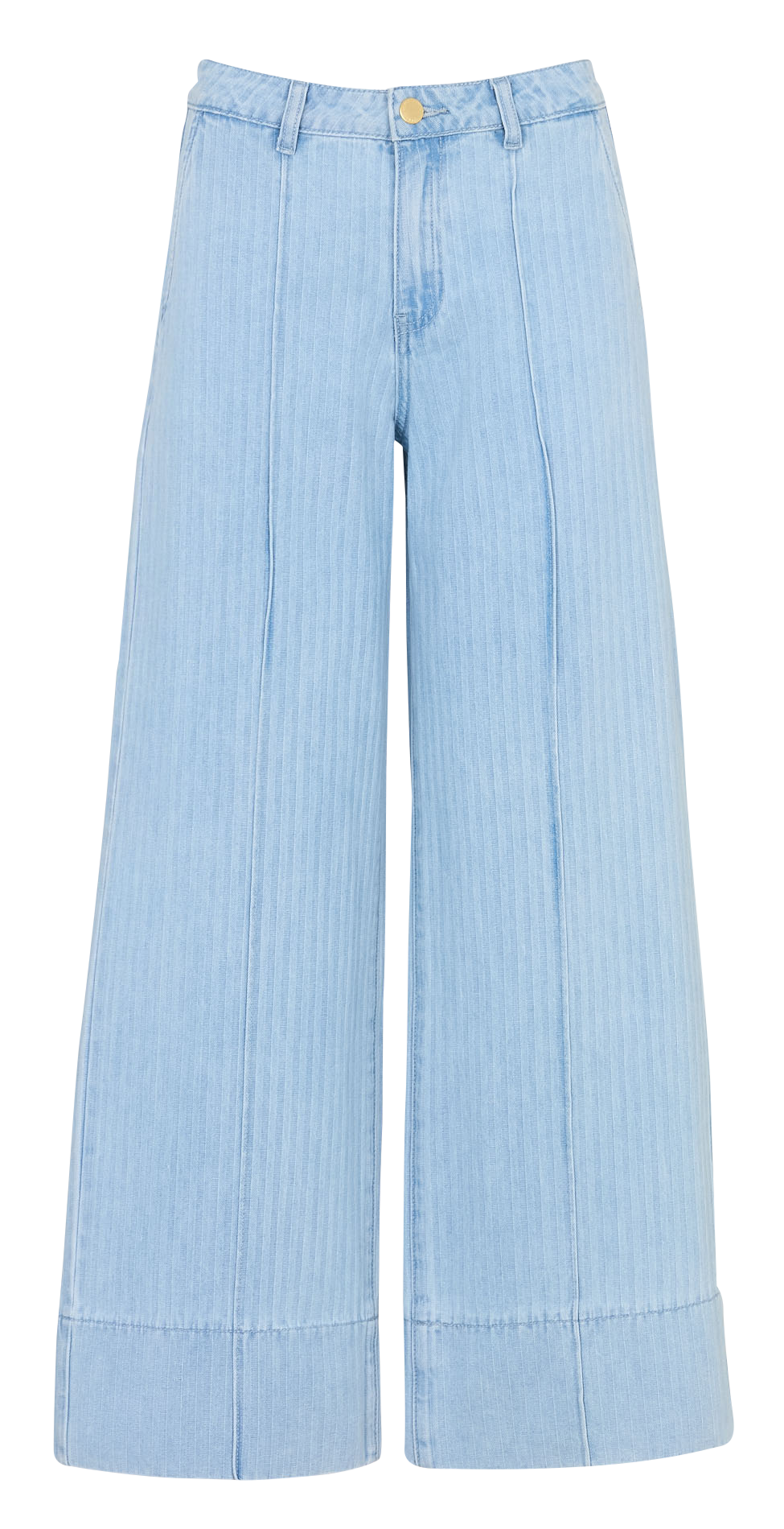 Weite Jeans aus Baumwoll-Mix LA PETITE ETOILE Stone-bleached Jeans