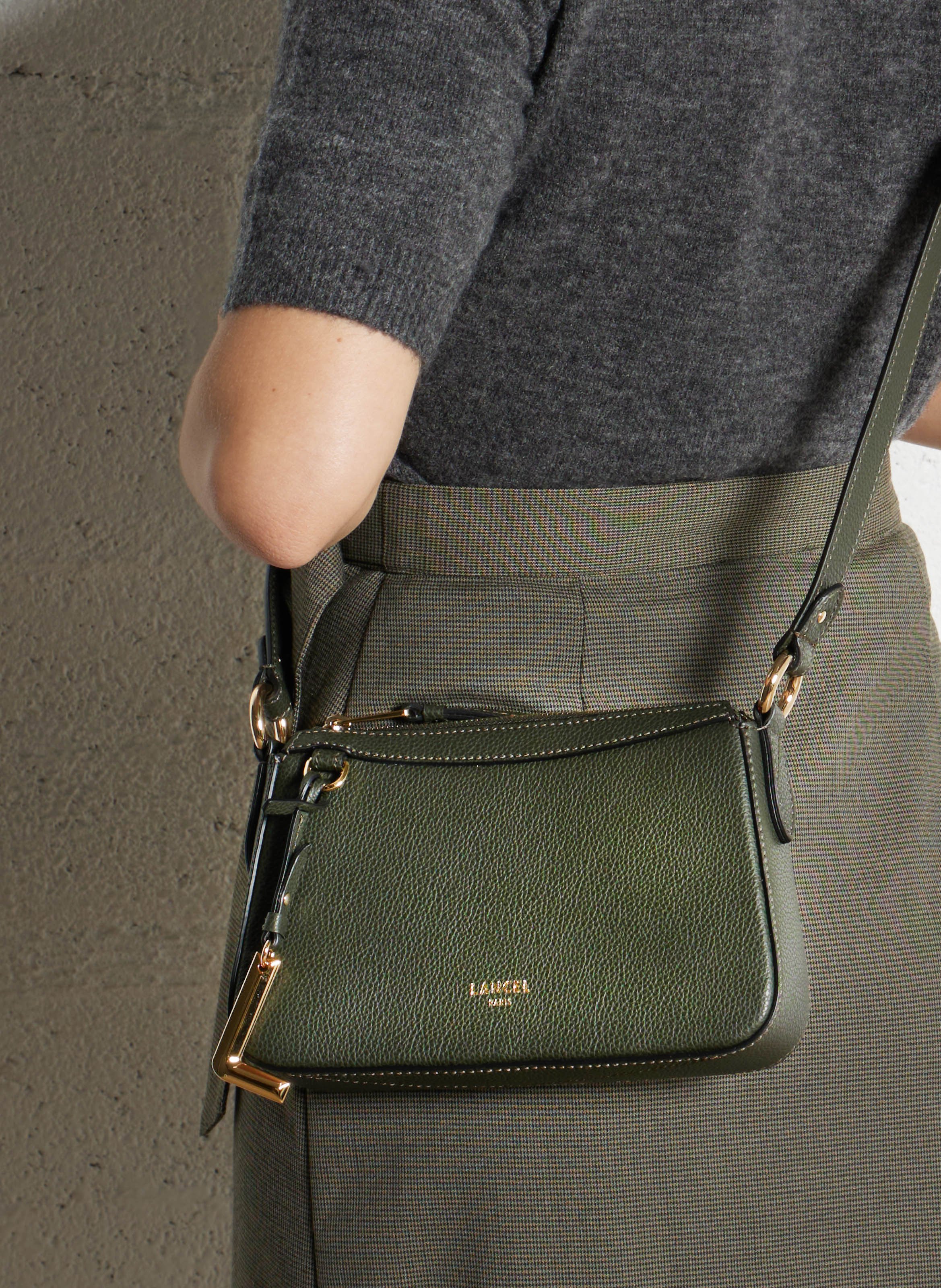 Brieftasche aus Leder LANCEL Grun