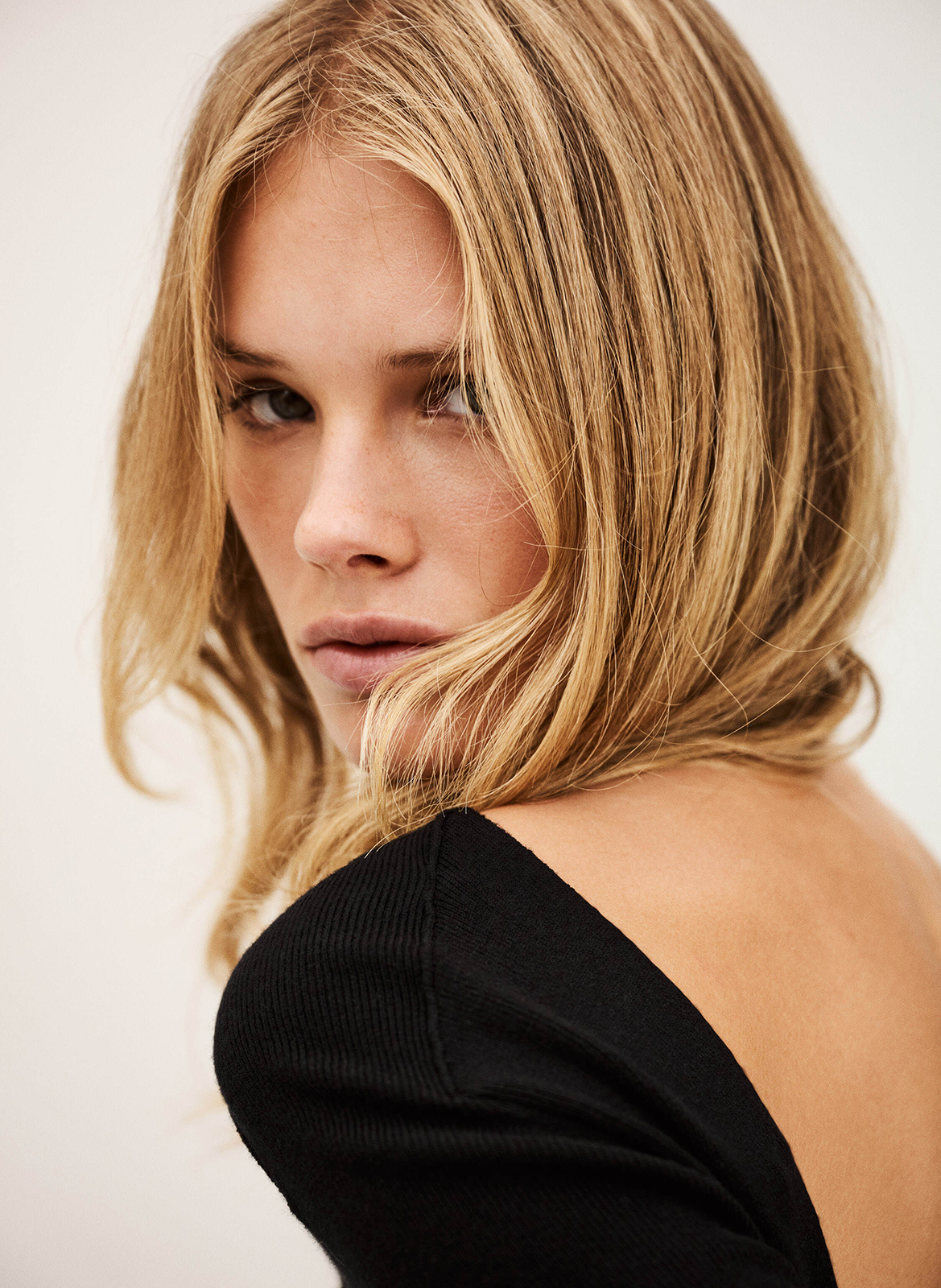 Trui met opstaande kraag BA&SH Zwart