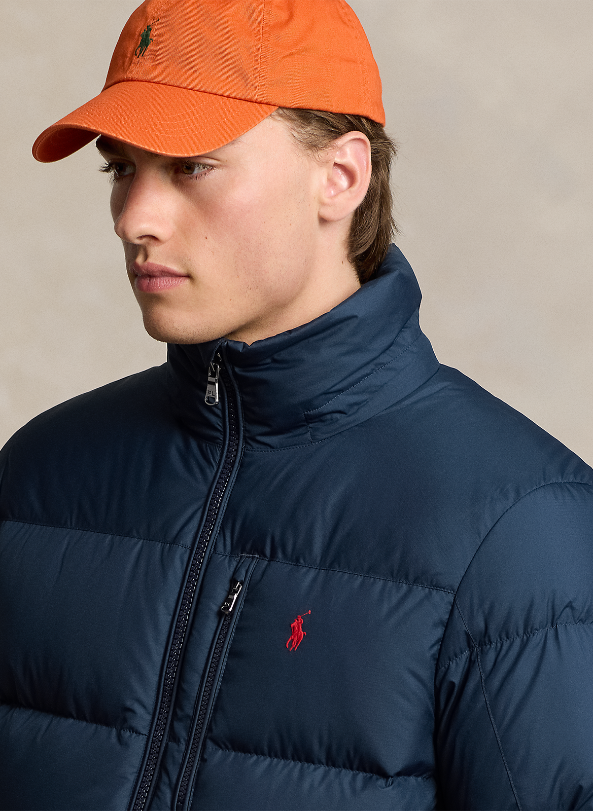 Doudoune col montant POLO RALPH LAUREN Bleu