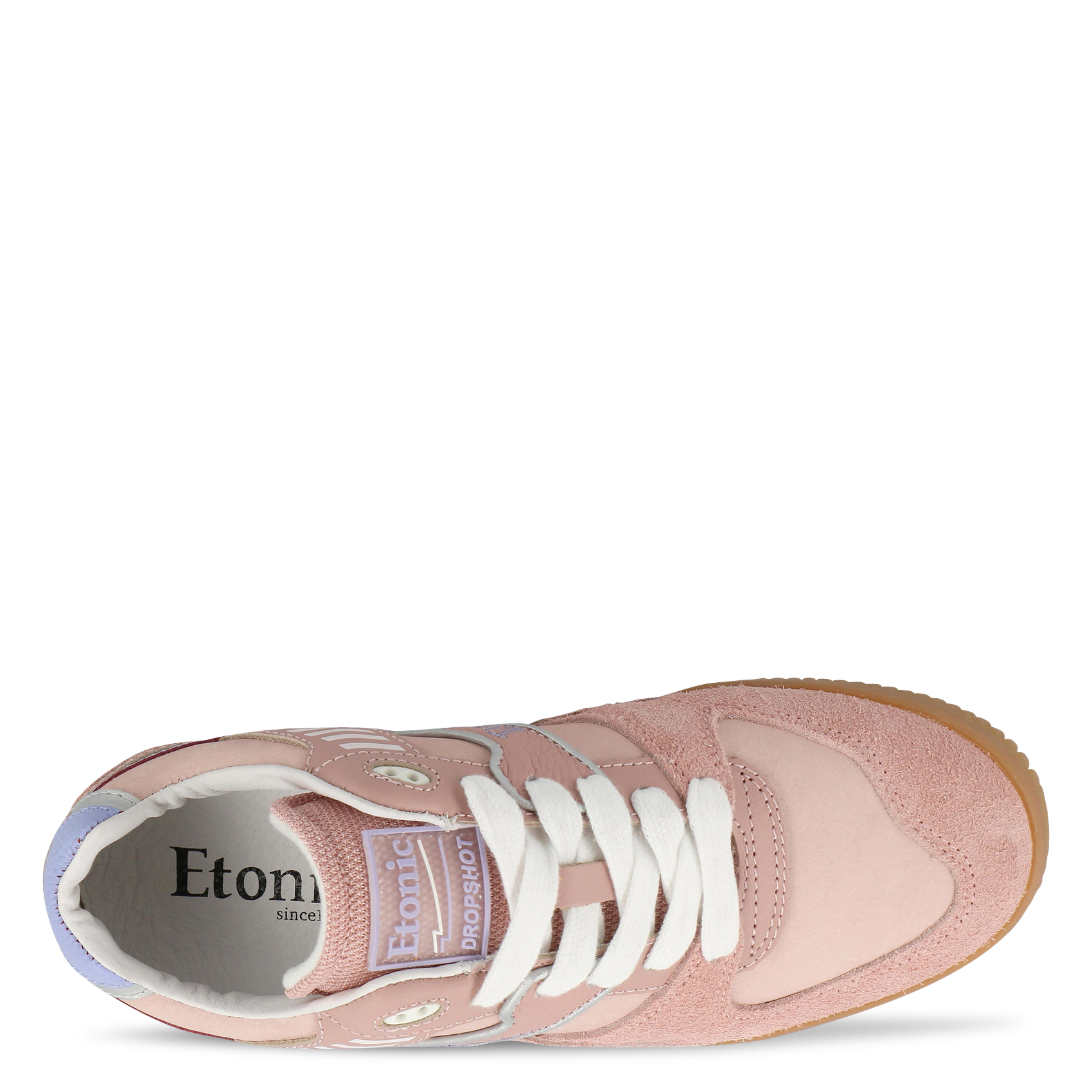 Baskets basses en cuir ETONIC Rose