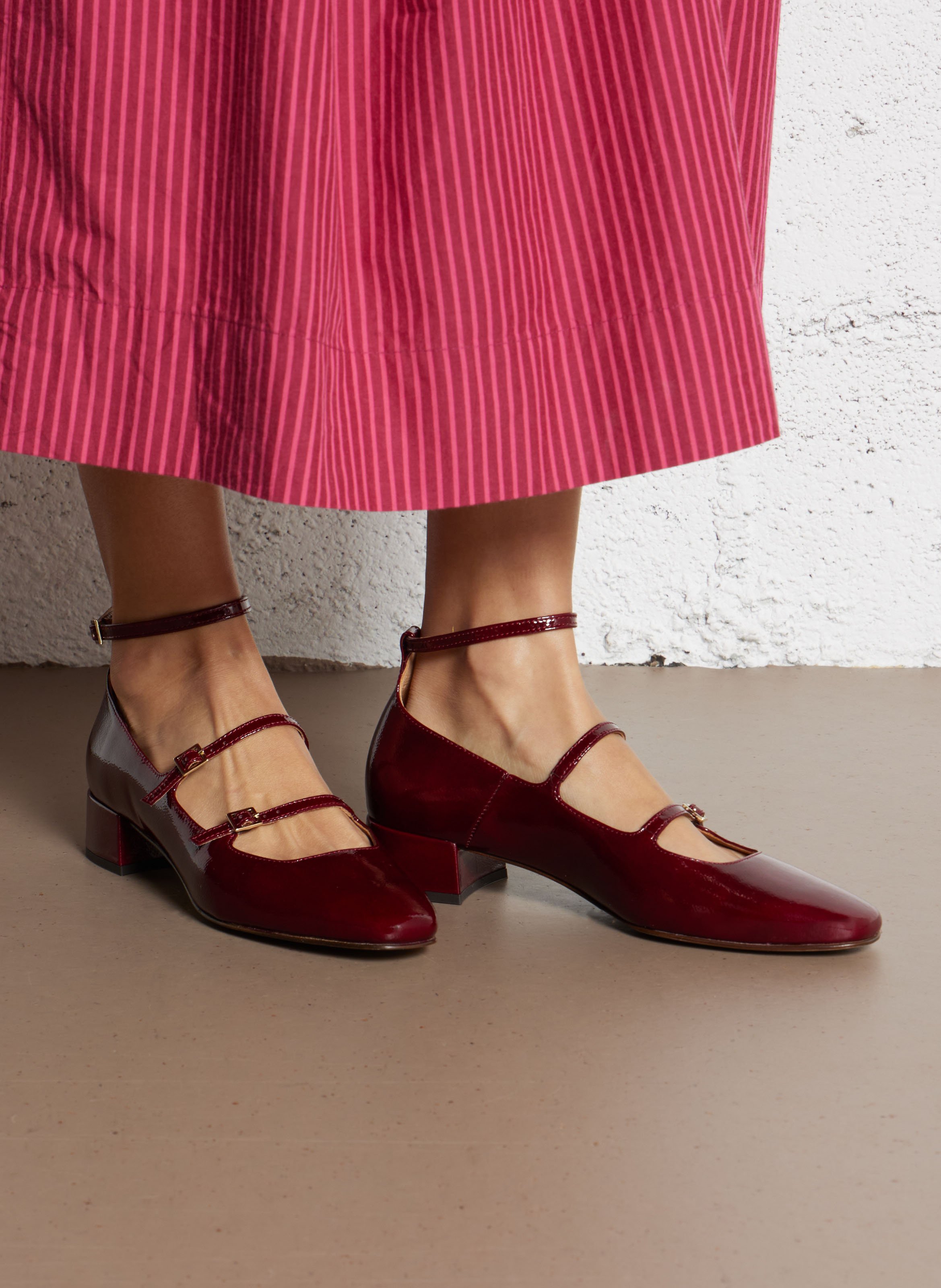 Babies en cuir vernis BOBBIES Marron