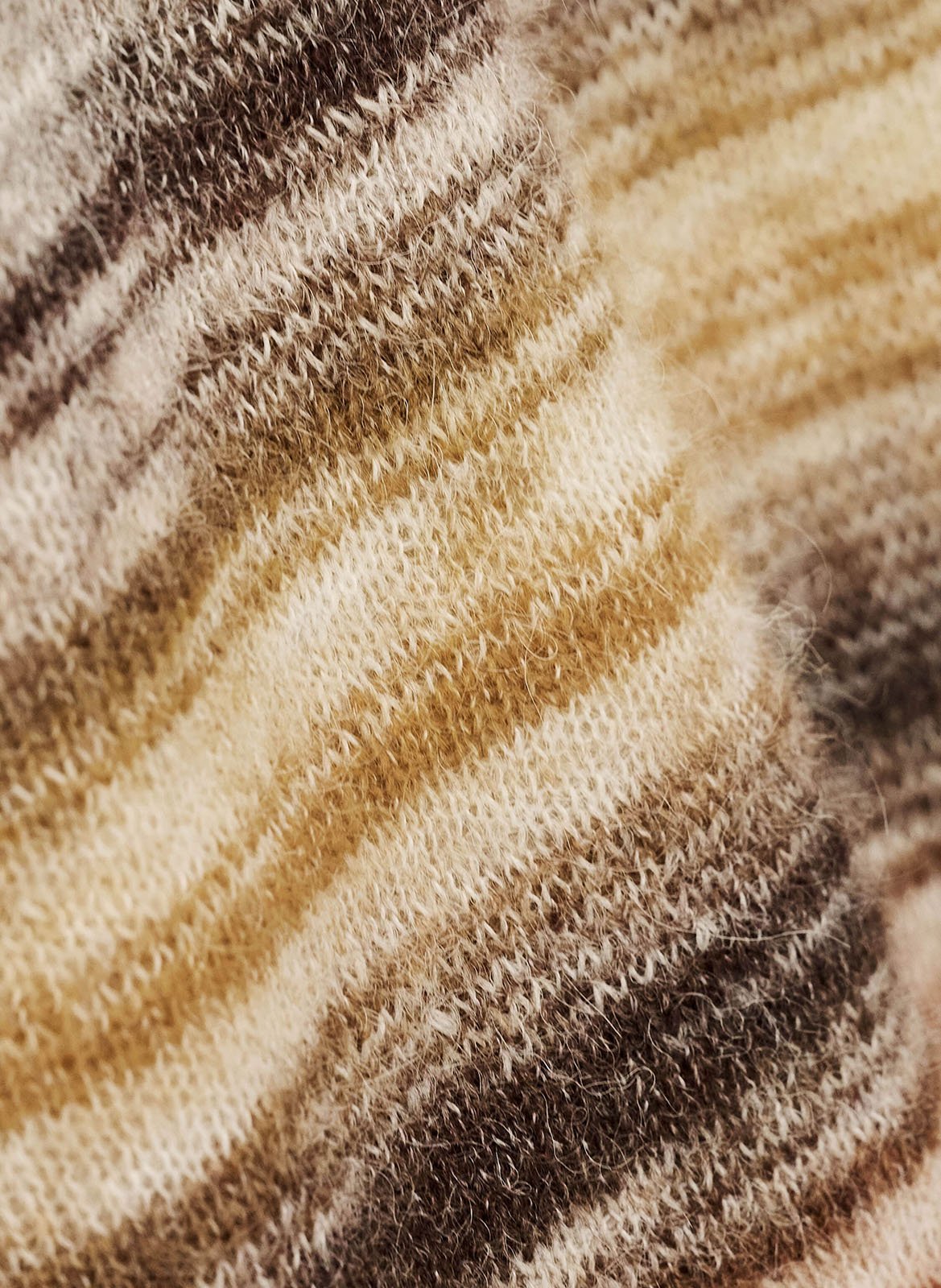 Pull droit col rond en laine BA&SH Multicolore