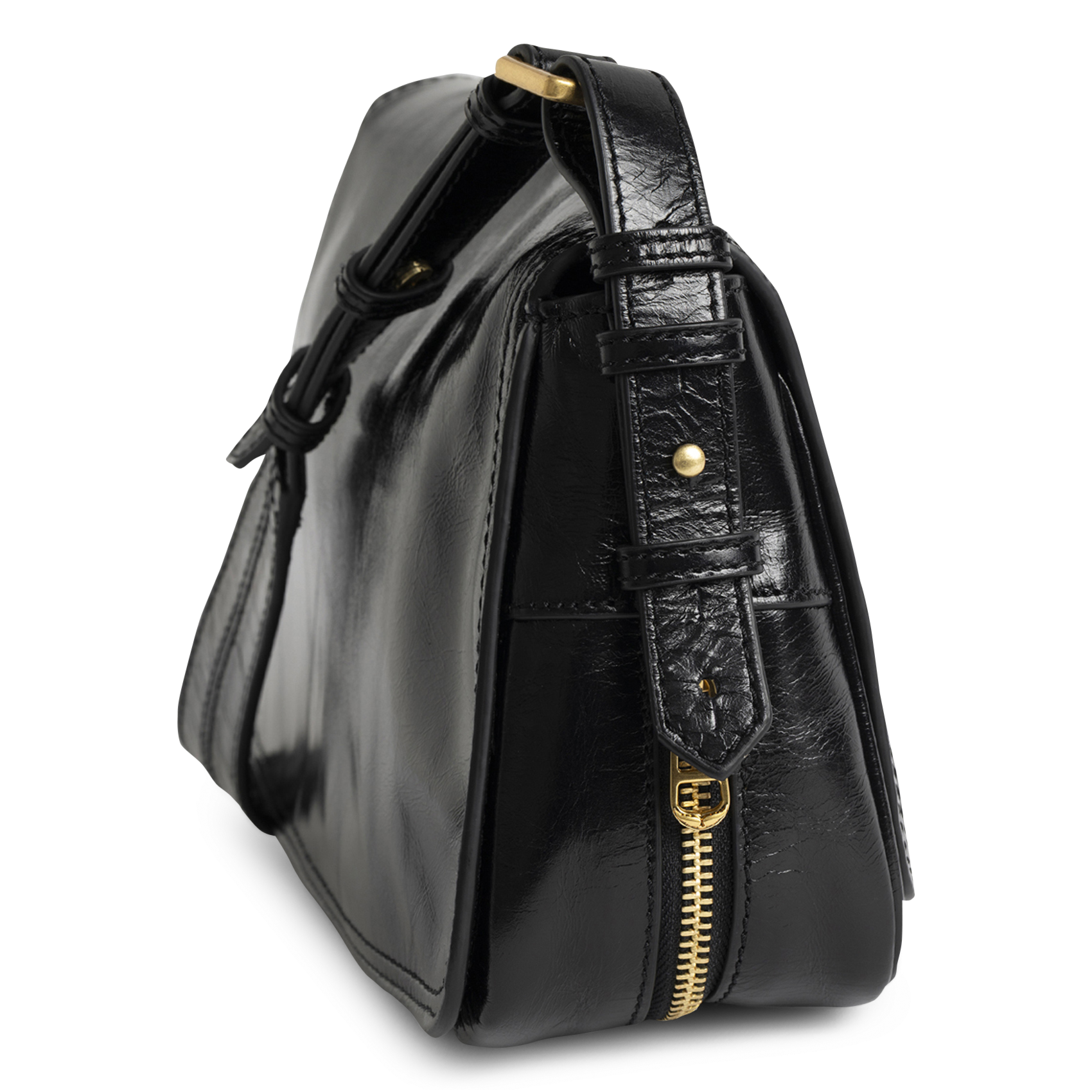 Leather clutch bag ZADIG&VOLTAIRE Black