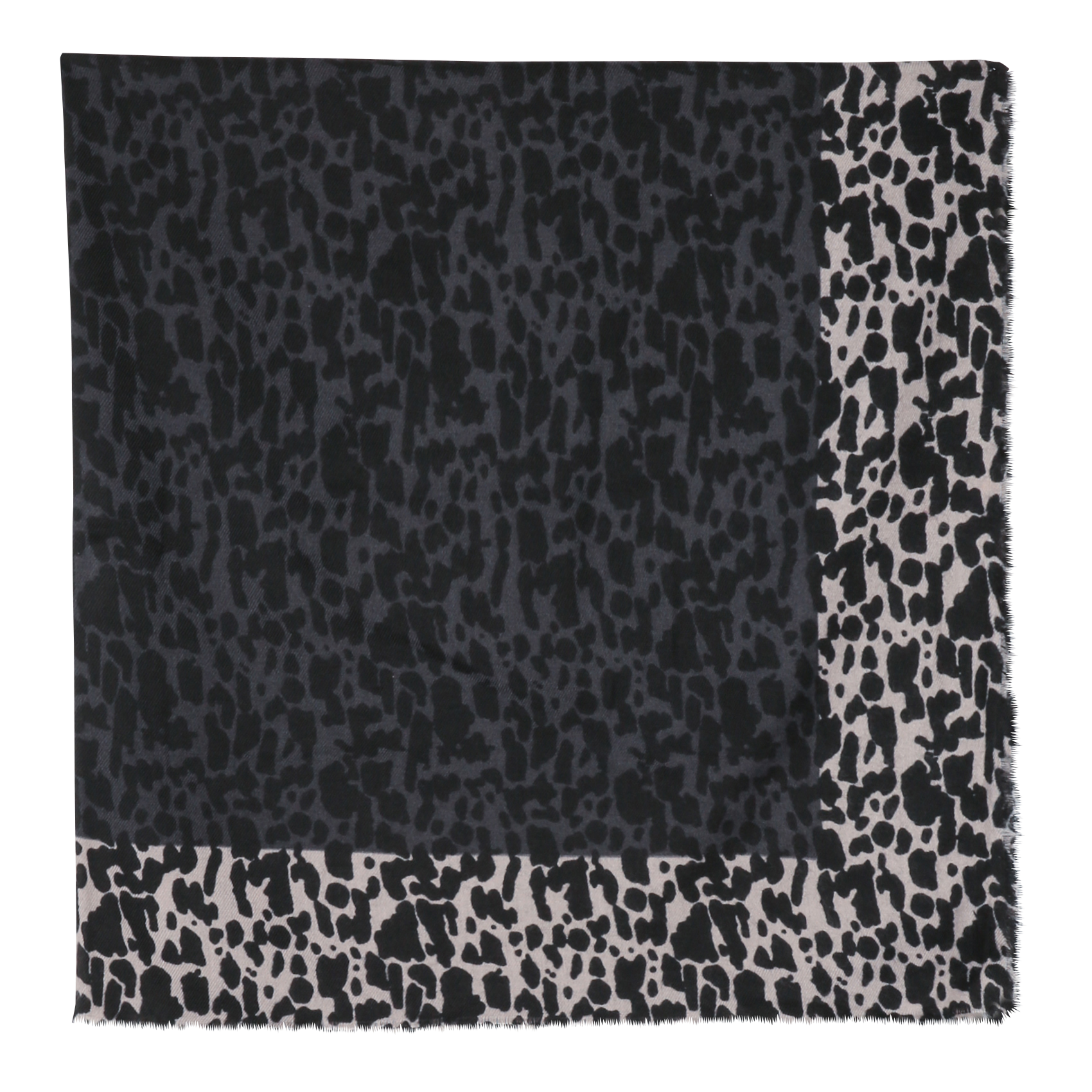 Leoparden Schal LE TEMPS DES CERISES Grau