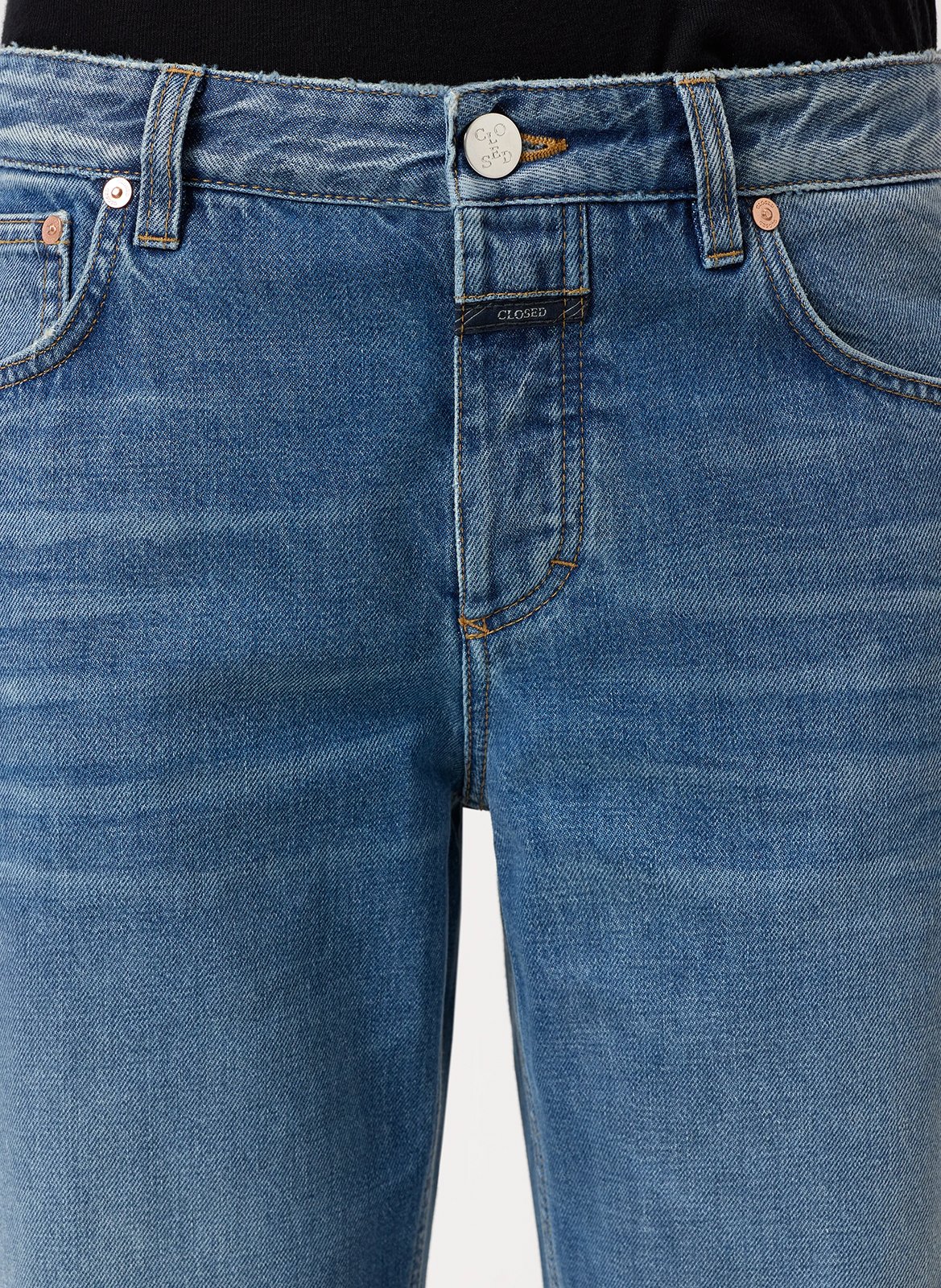 Cotton flared jeans CLOSED Blue