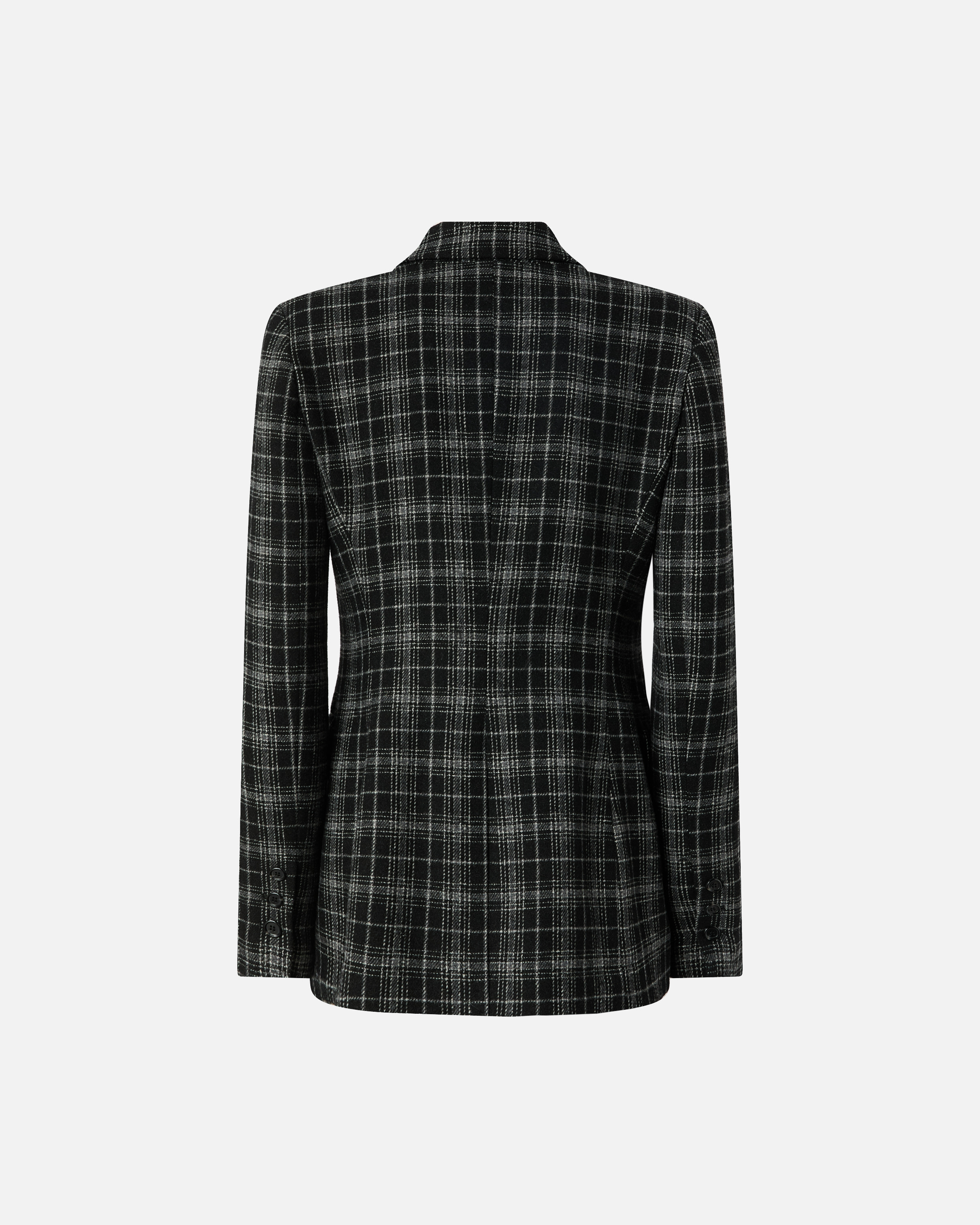 Checked double-breasted blazer PINKO Multicolored