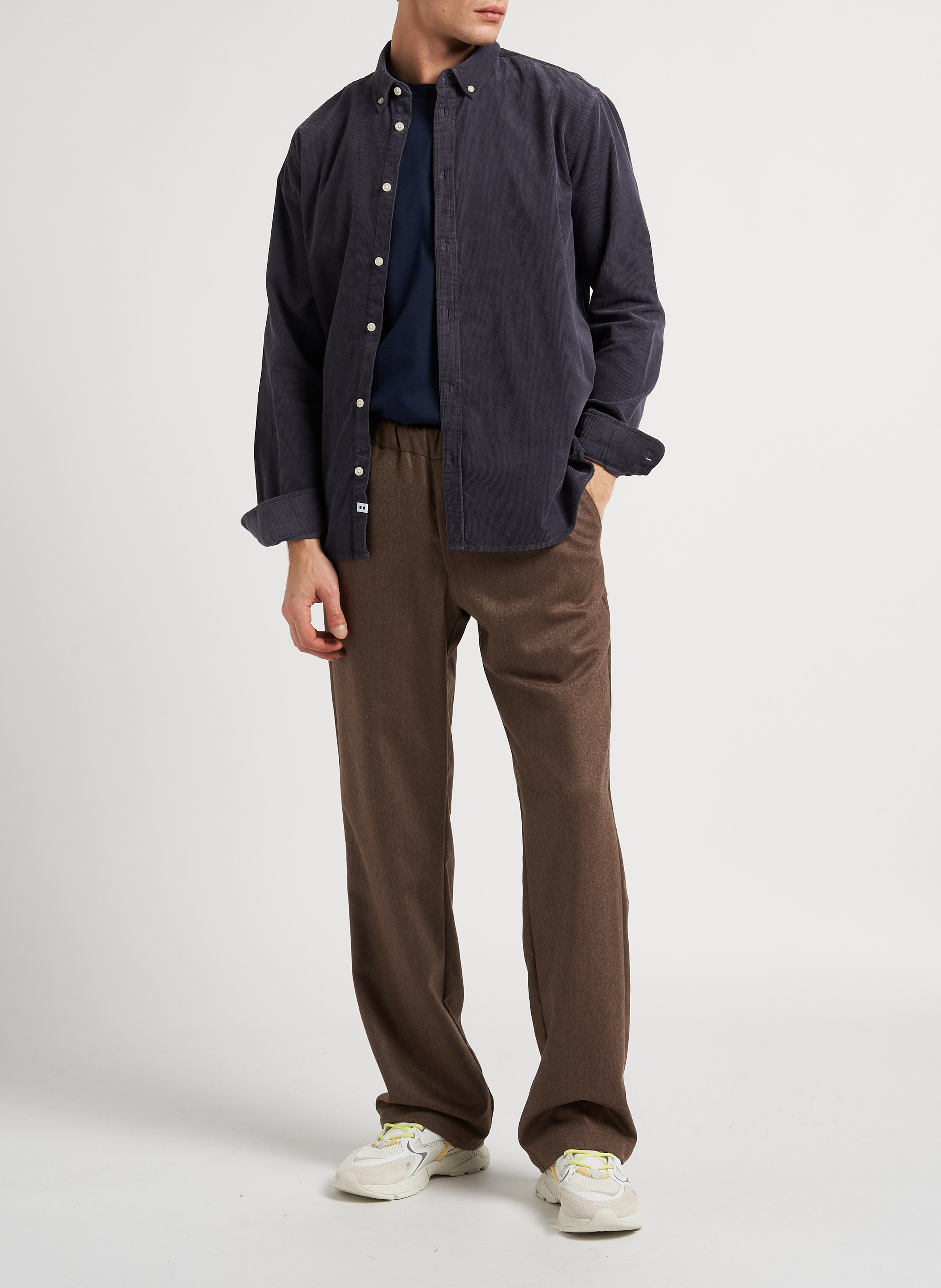 Tee-shirt oversize col rond en coton biologique MINIMUM Bleu