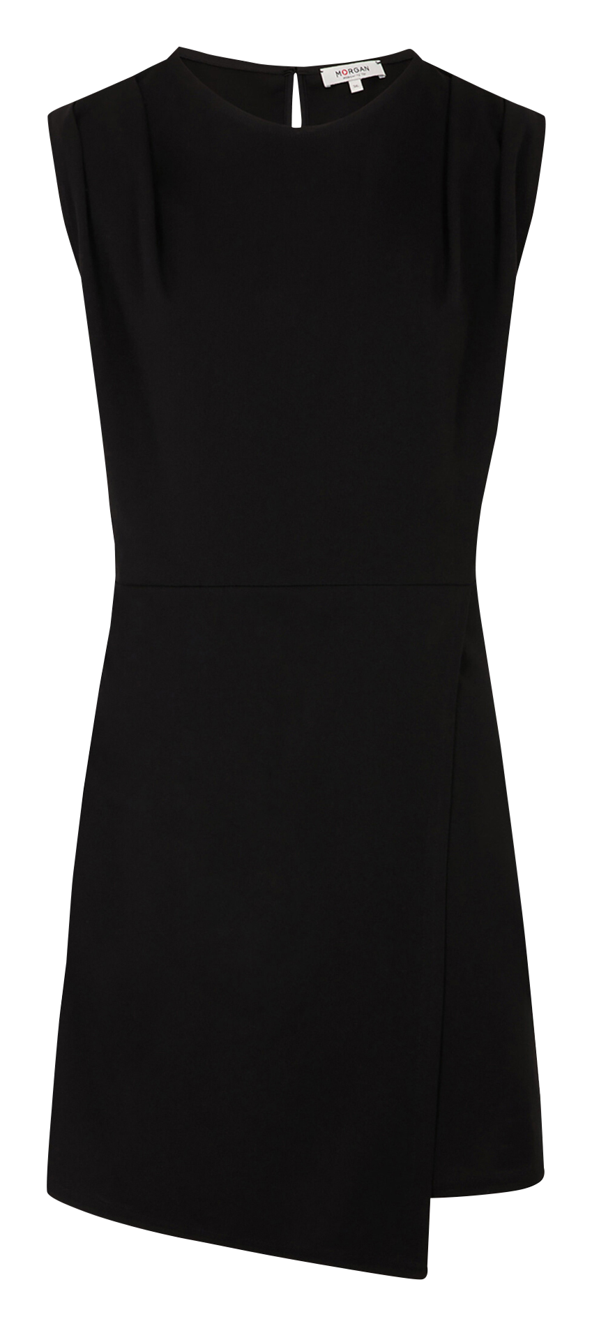 Robe courte ajustée unie MORGAN Noir