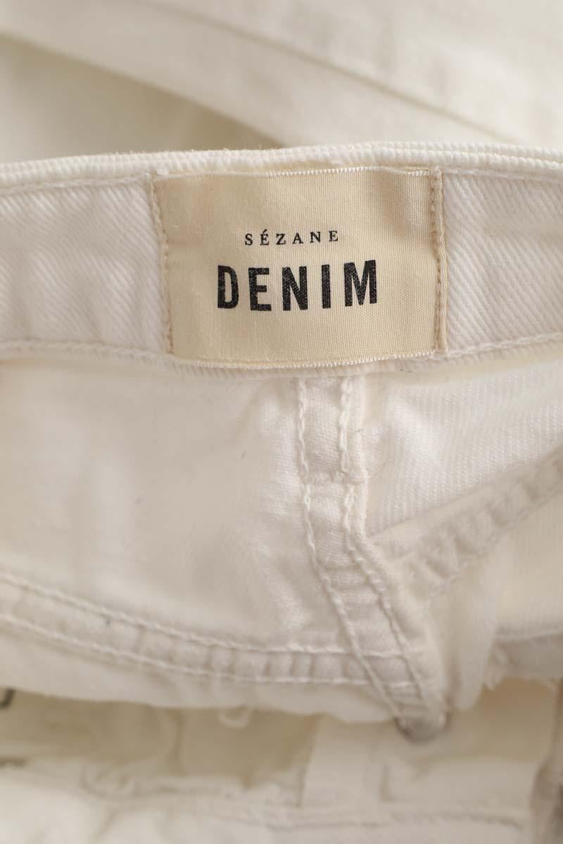 - Straight-leg jeans
- 5 pockets
- Straight cut
- Faded effect SEZANE - Seconde main White