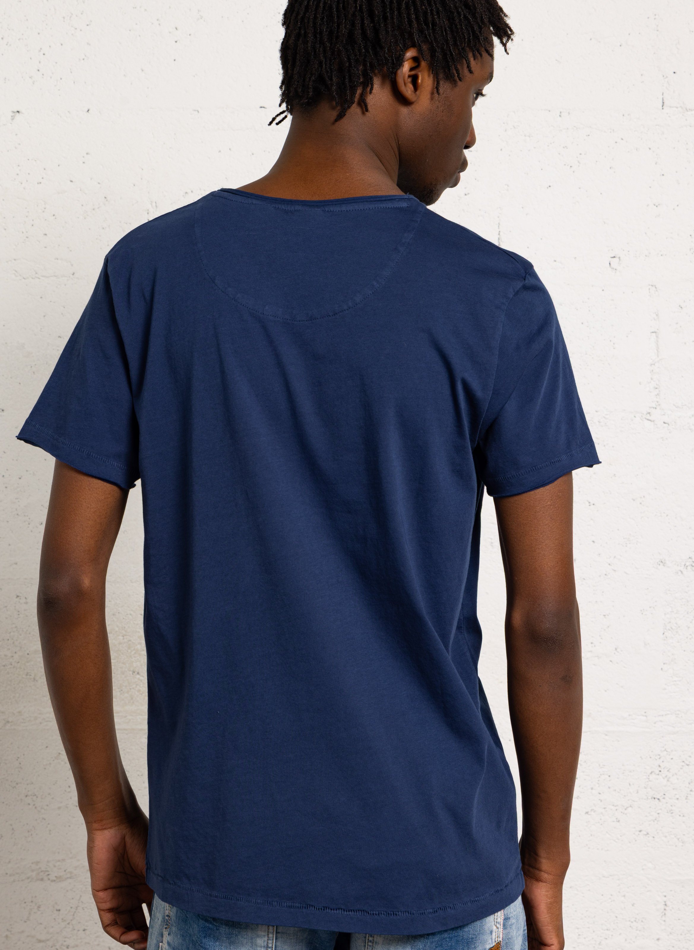 Basic cotton T-shirt LE TEMPS DES CERISES Blue