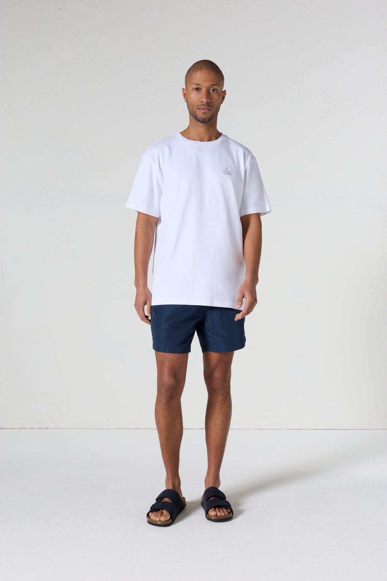 Round neck unisex T-shirt JOTT White