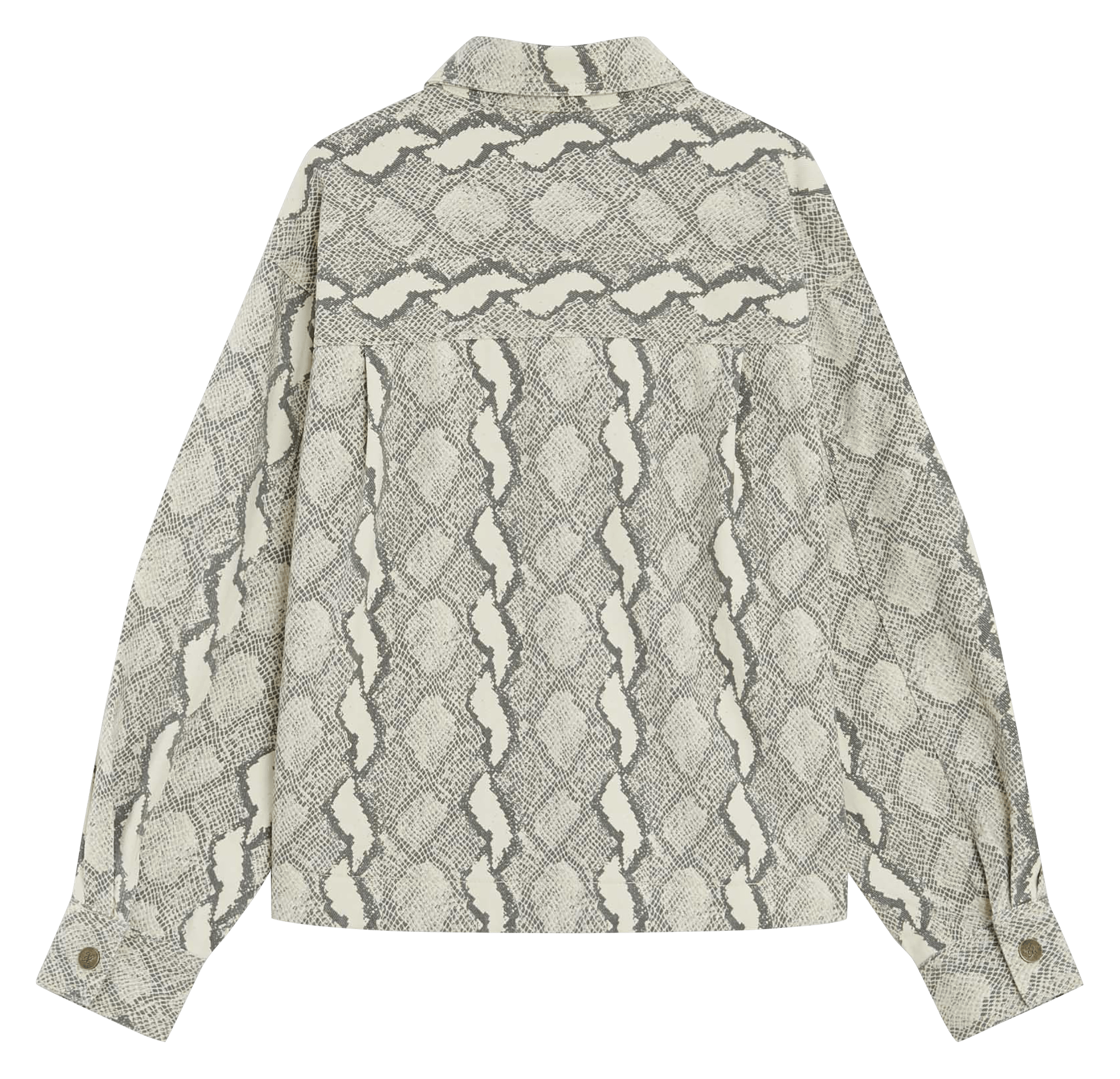 Chemise oversize col classique en coton imprimé GRACE ET MILA Multicolore