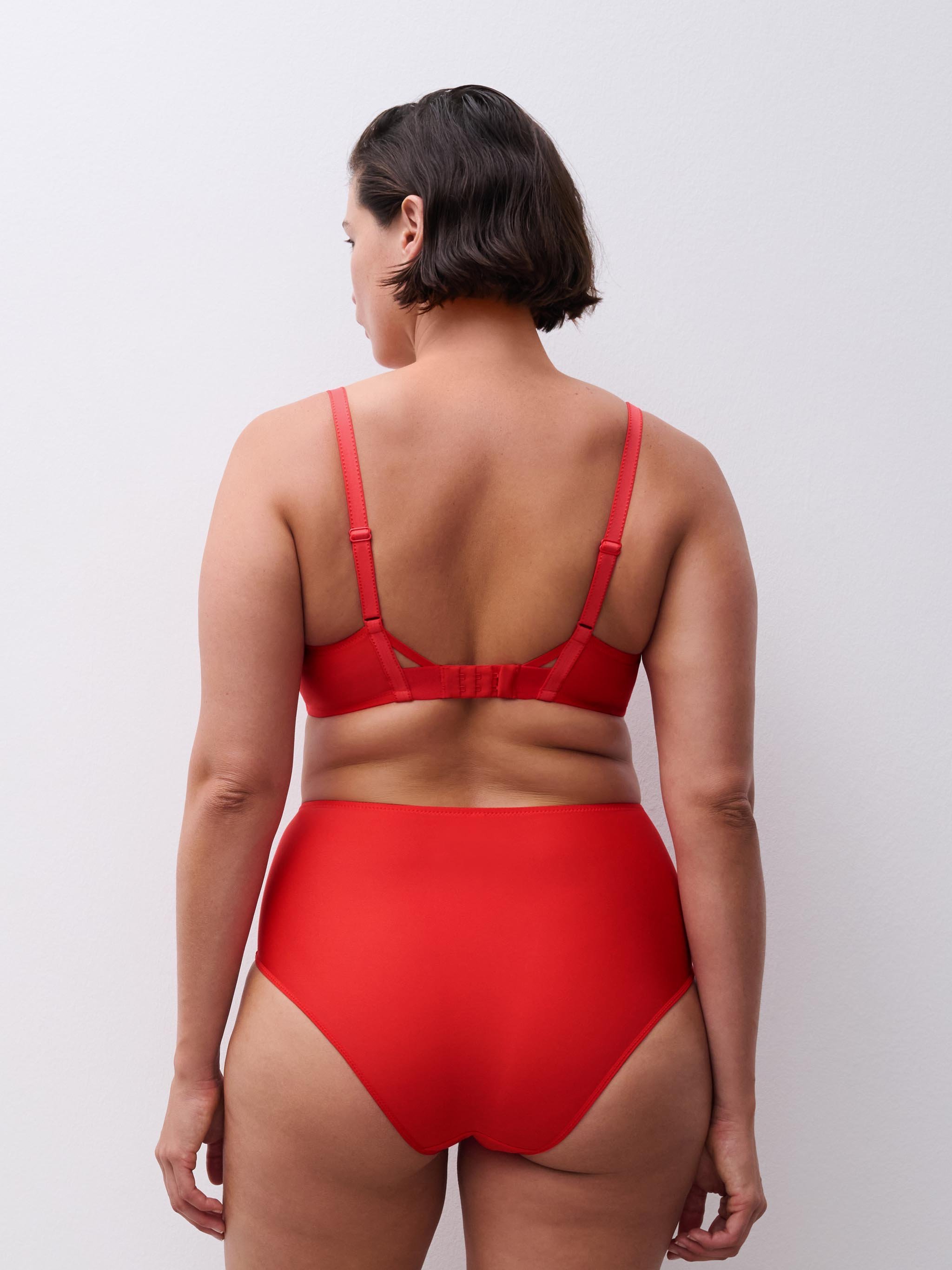 Culotte taille haute en dentelle CHANTELLE PULP Rose