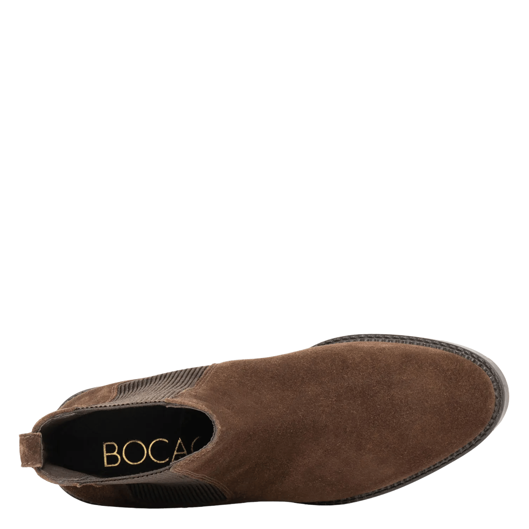 Smooth leather ankle boots BOCAGE Brown
