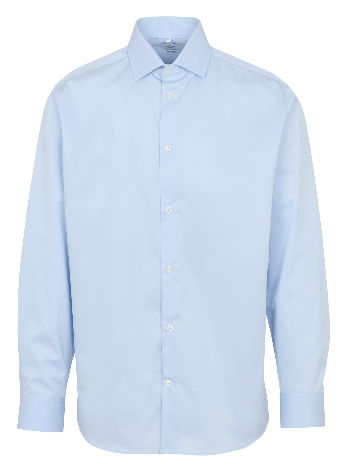 Katoenen blouse met klassieke kraag AU PRINTEMPS PARIS Blauw
