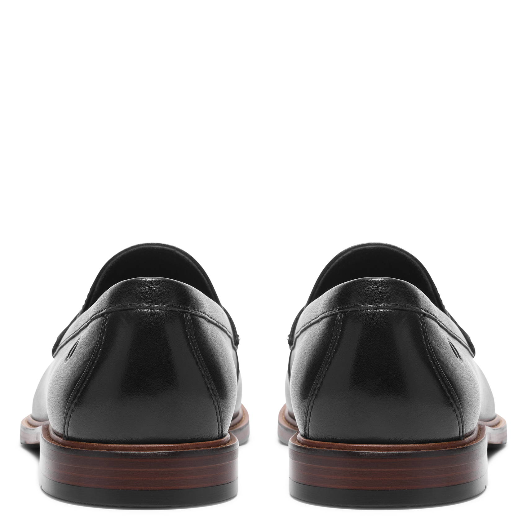 Leren loafers CLARKS Zwart