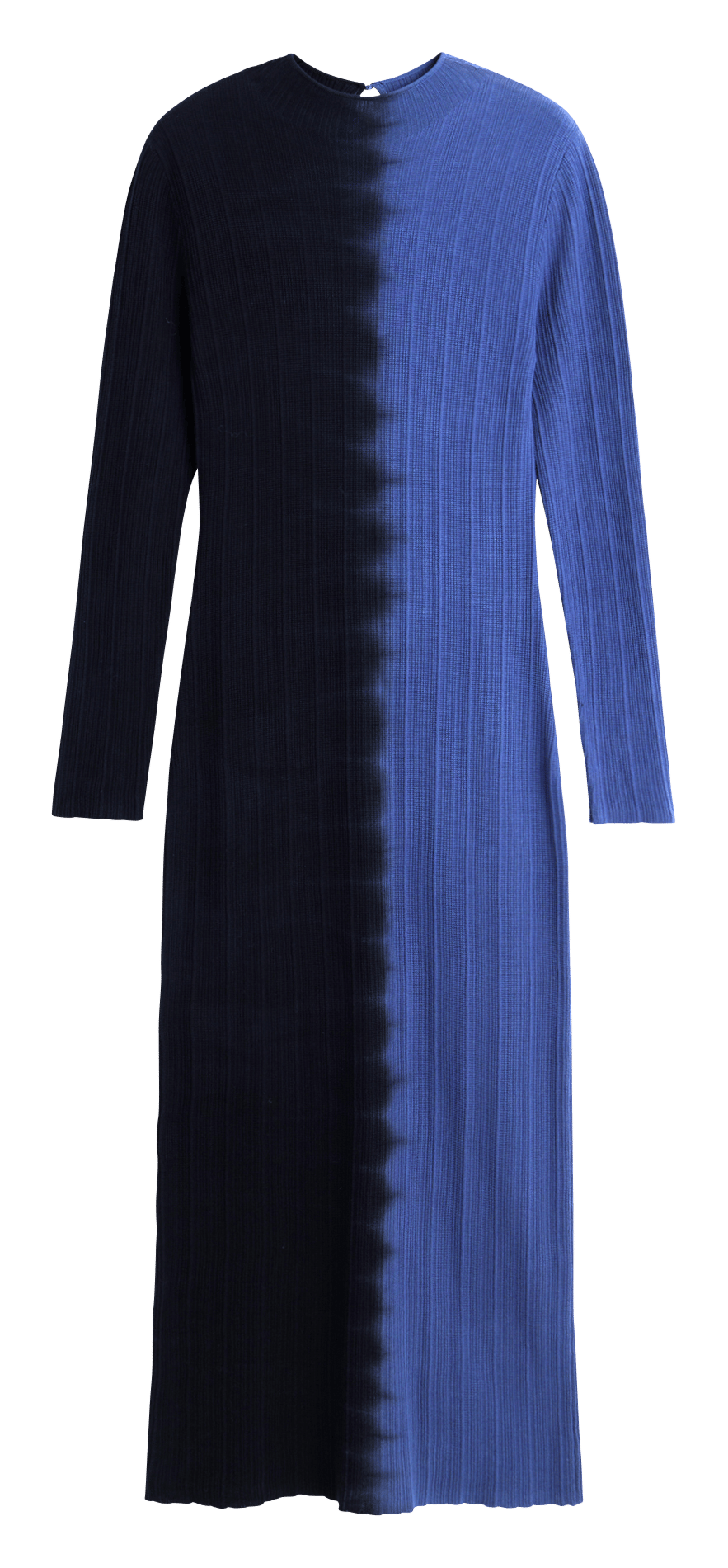 Lange jurk met ronde hals DESIGUAL Blue