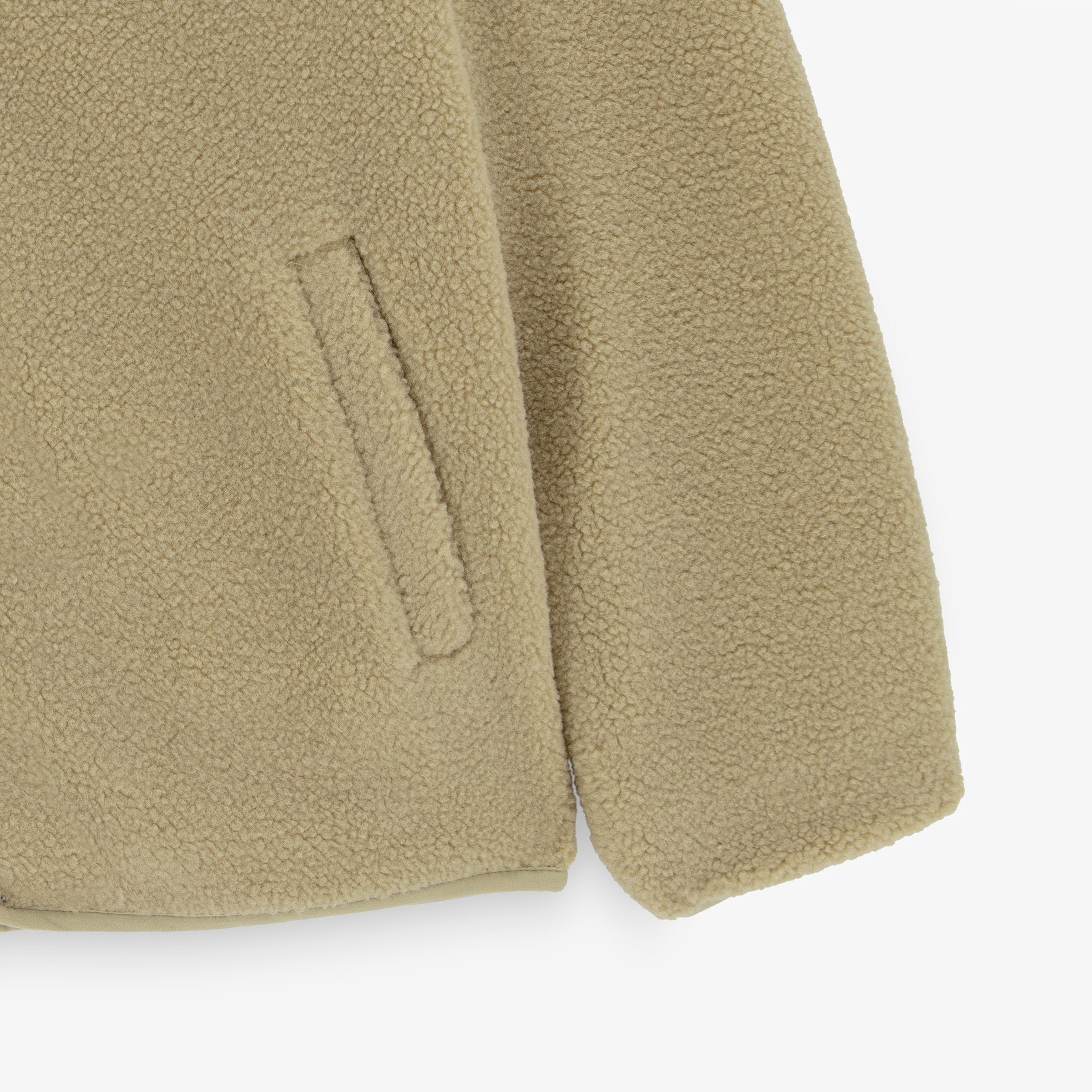 Sherpa fleece jacket SERGE BLANCO Beige