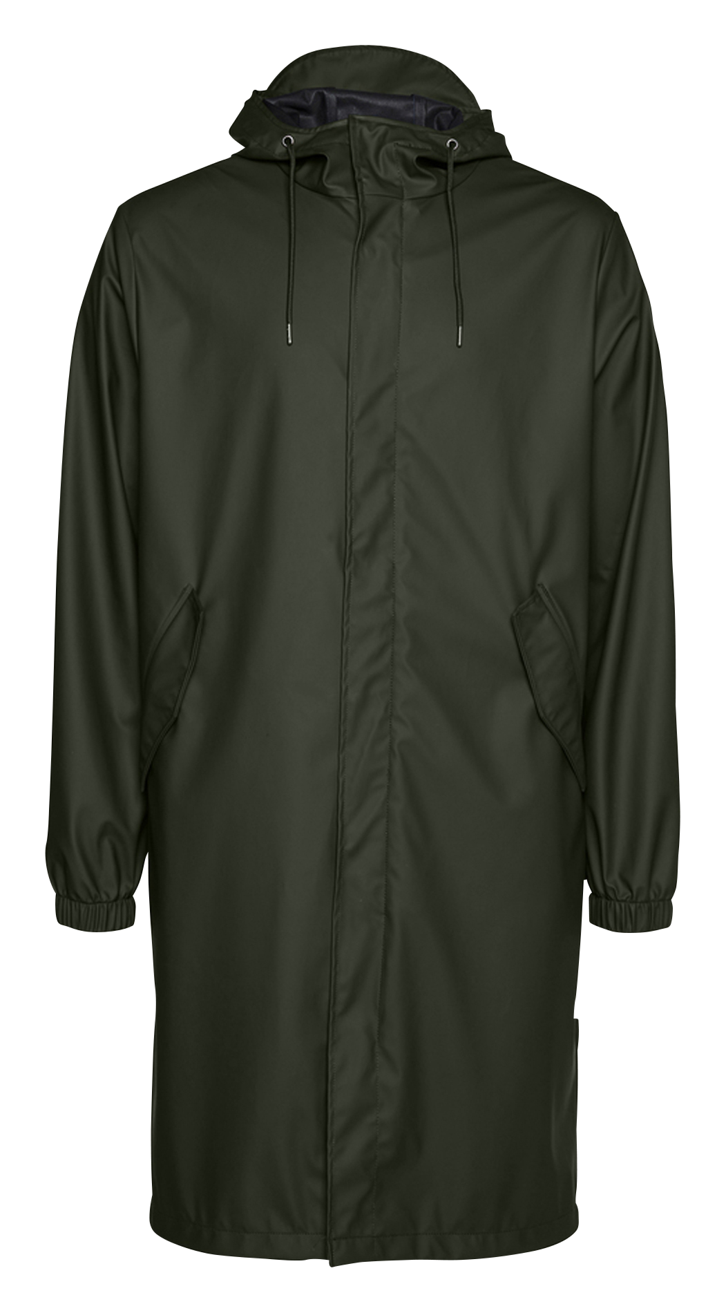Waterproof hooded parka RAINS Green