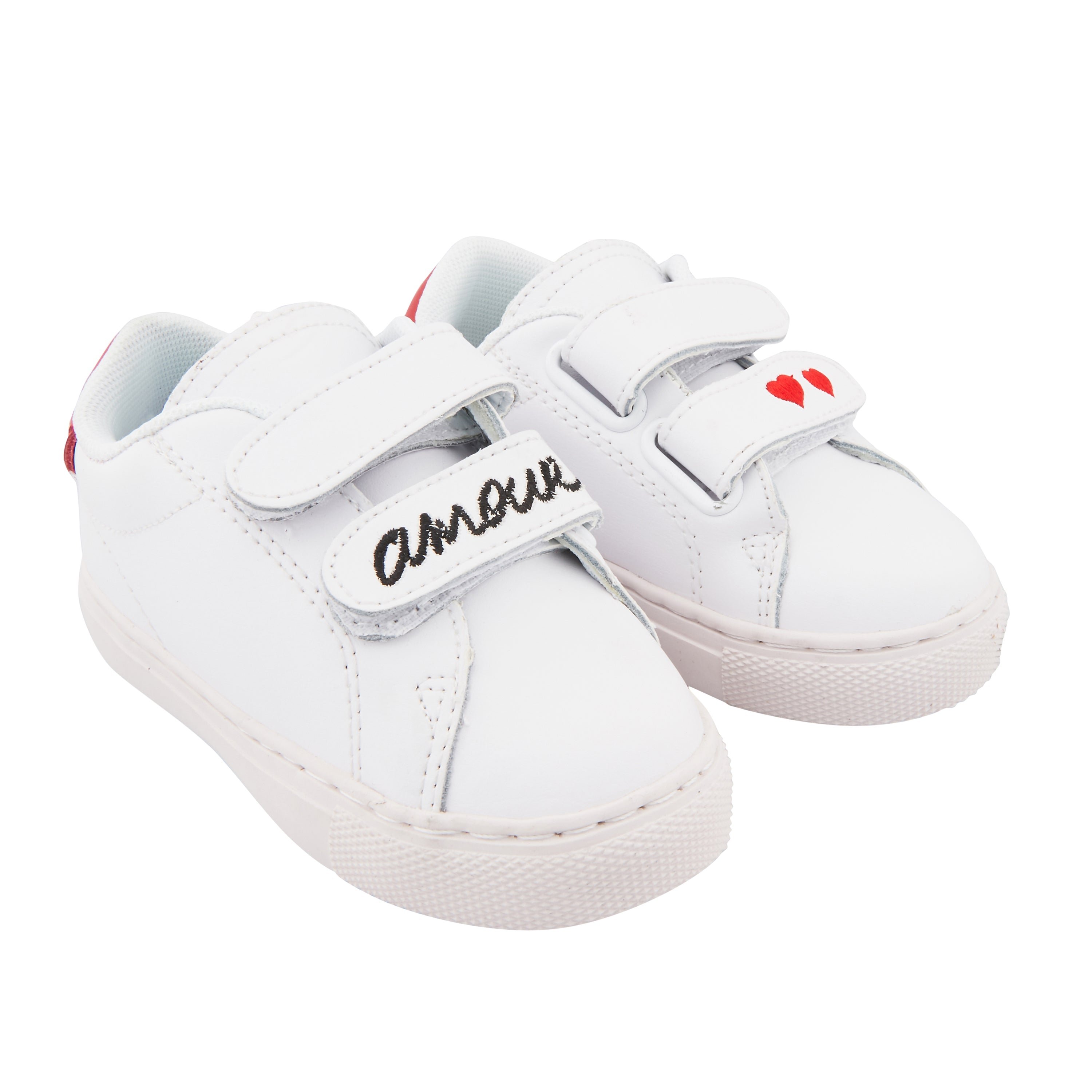 Leather sneakers BONS BAISERS PARIS White
