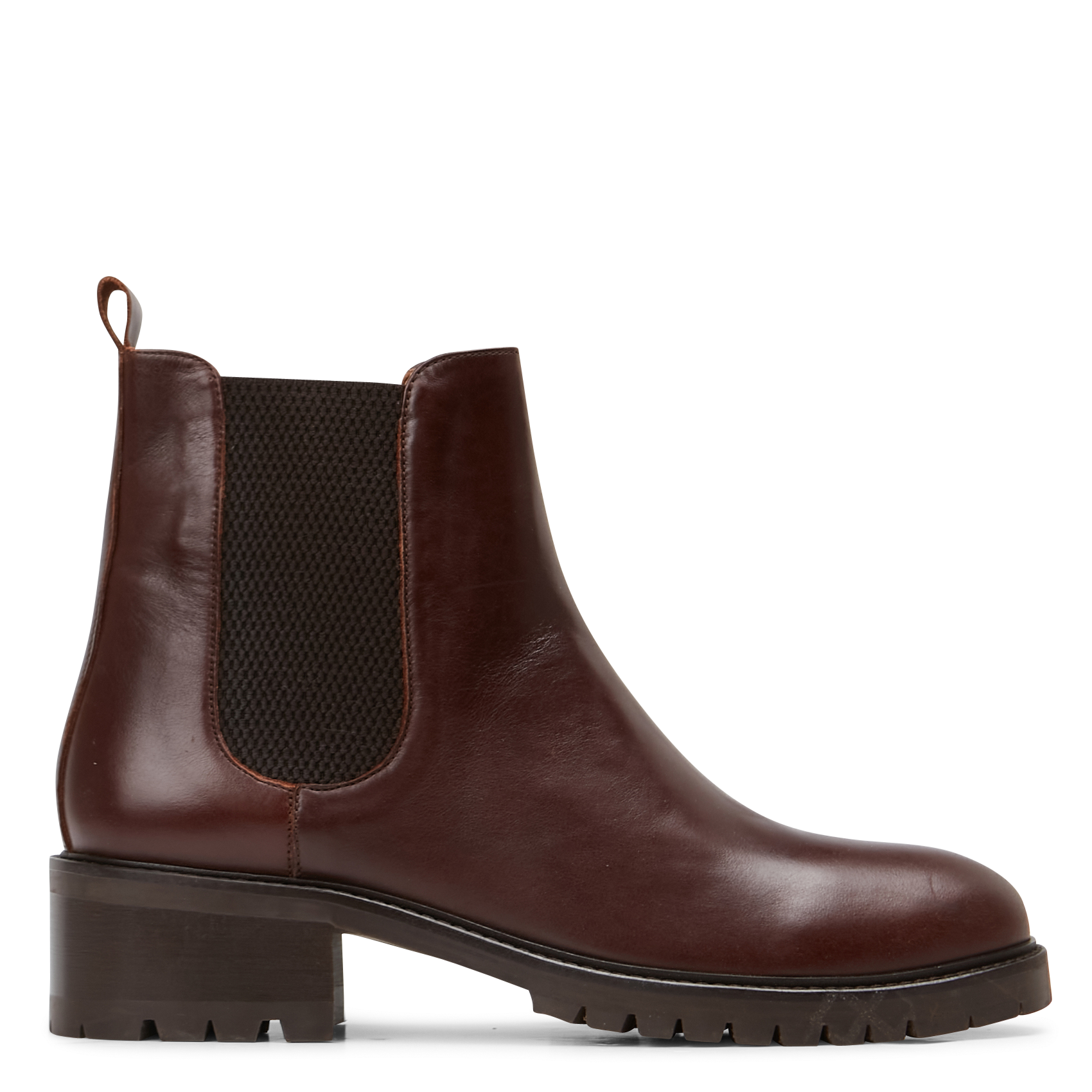 Bottines crantées en cuir MELLOW YELLOW Marron