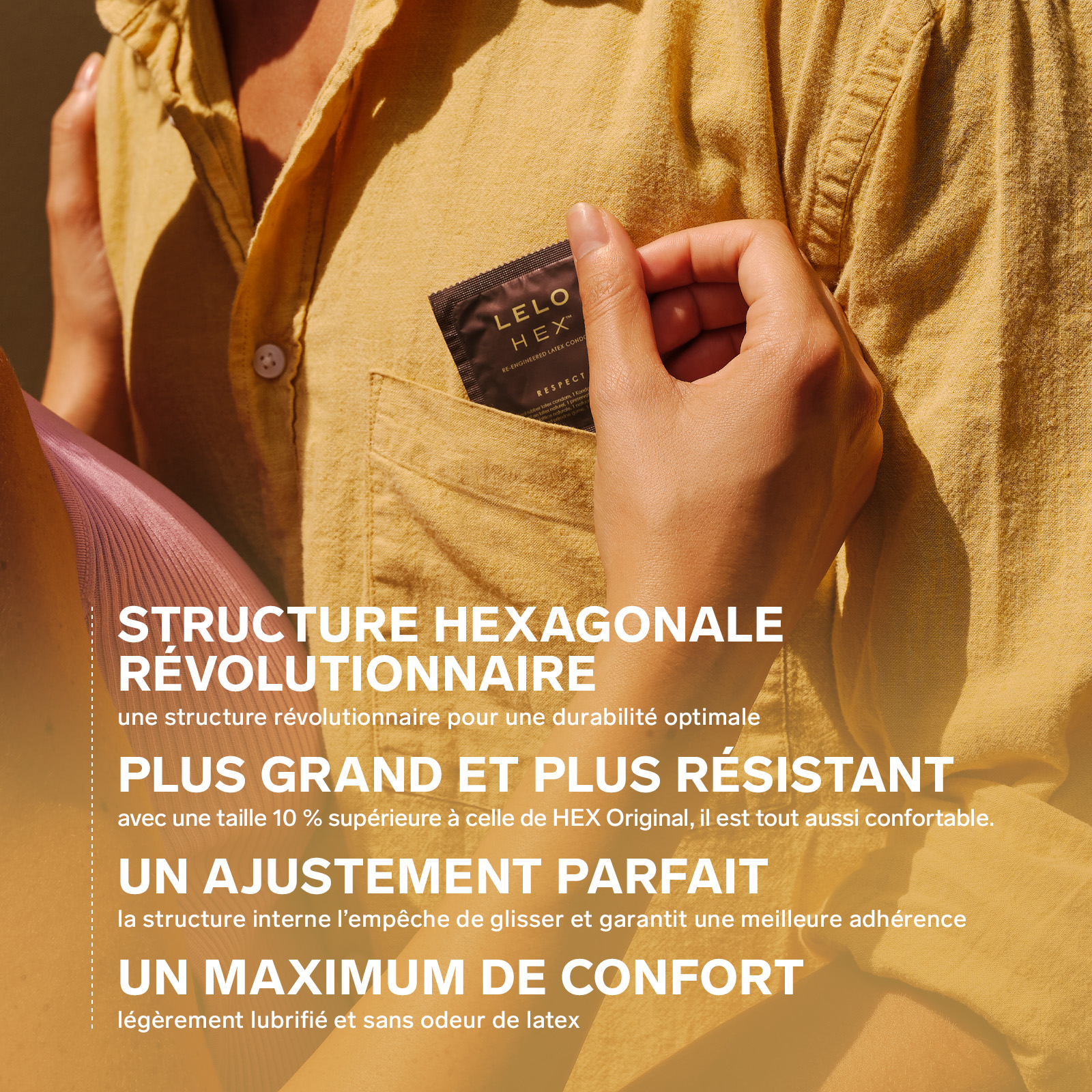 Préservatifs de luxe pack 36 taille xl LELO Transparent