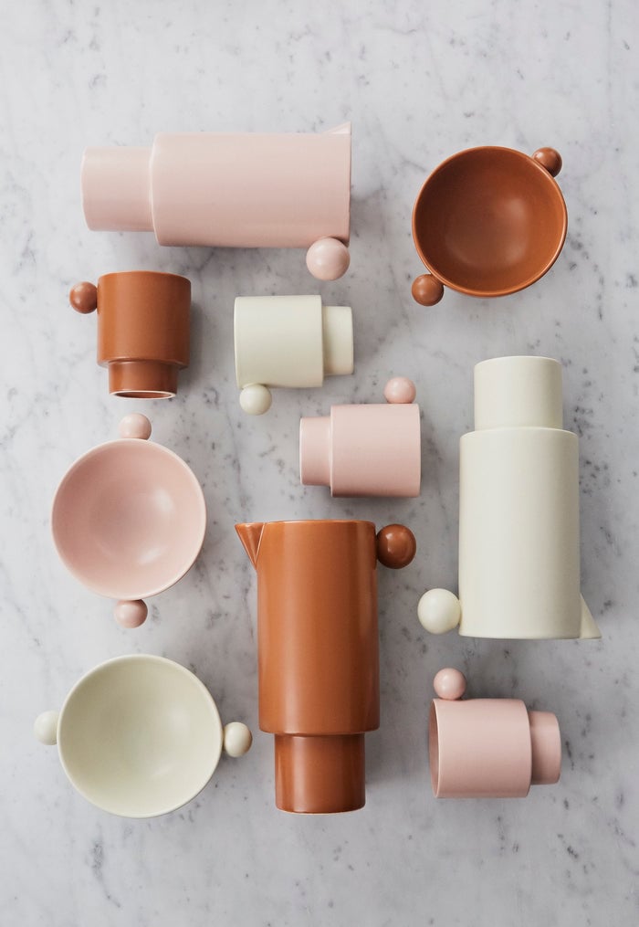 Stoneware bowl OYOY LIVING DESIGN Beige