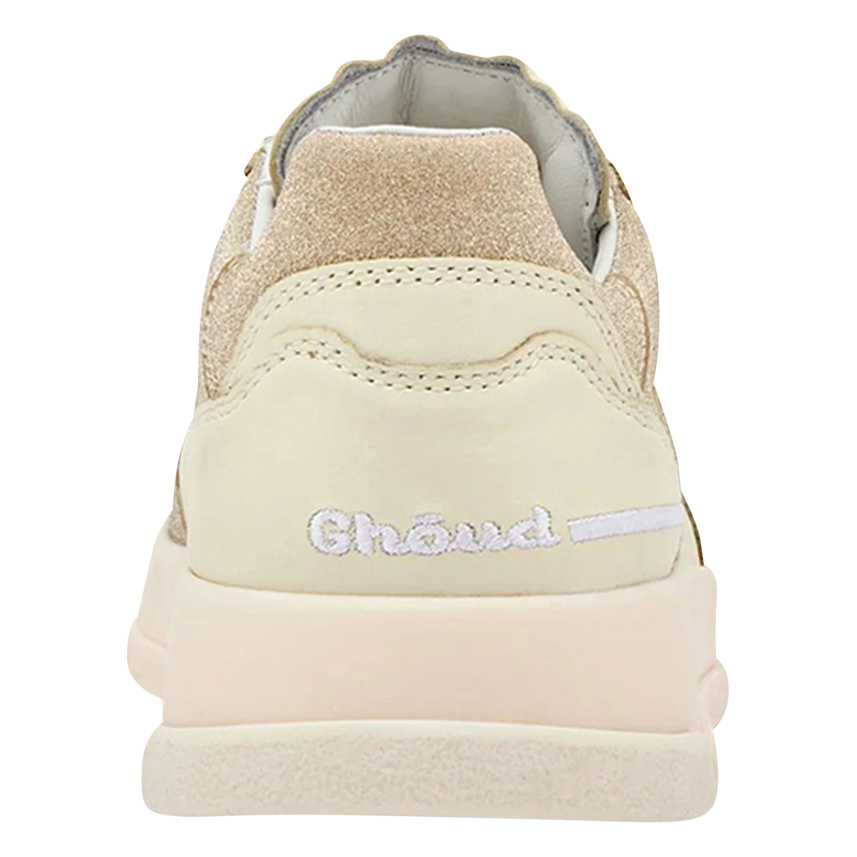 Low-top leather mix sneakers GHOUD VENICE Beige