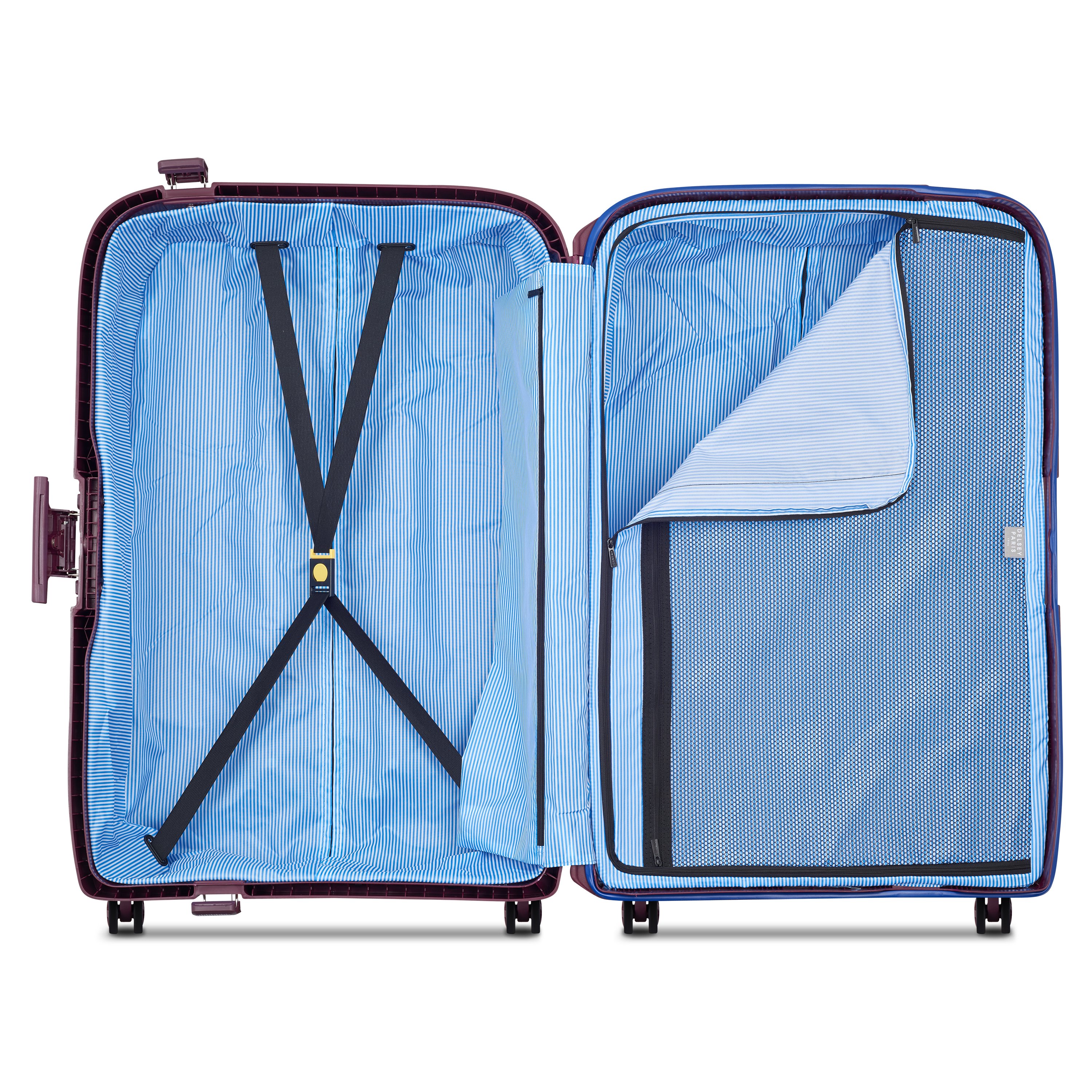 Rigid hold suitcase DELSEY PARIS Purple