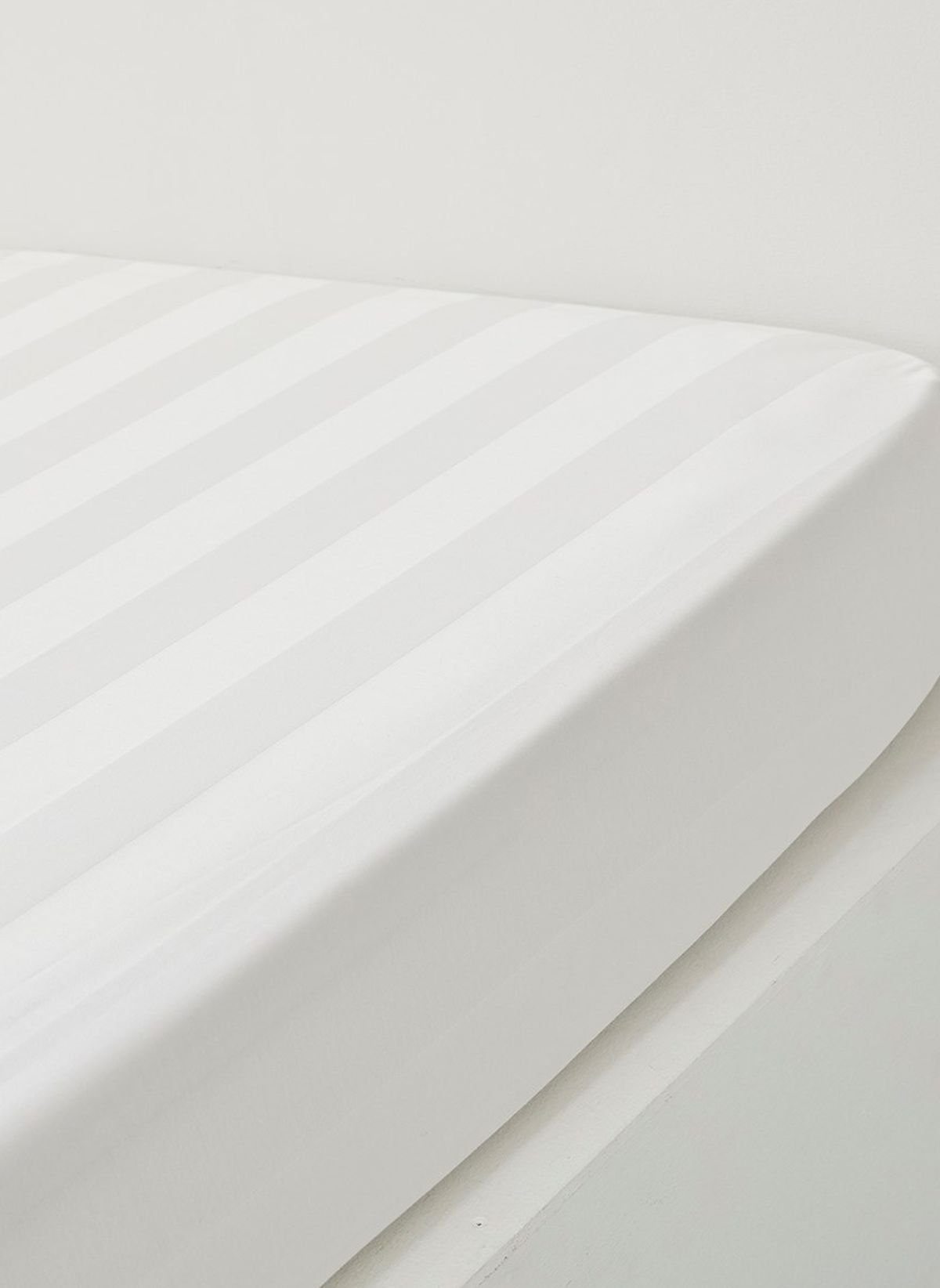 Solid color fitted sheet in cotton TODAY LINGE DE MAISON White